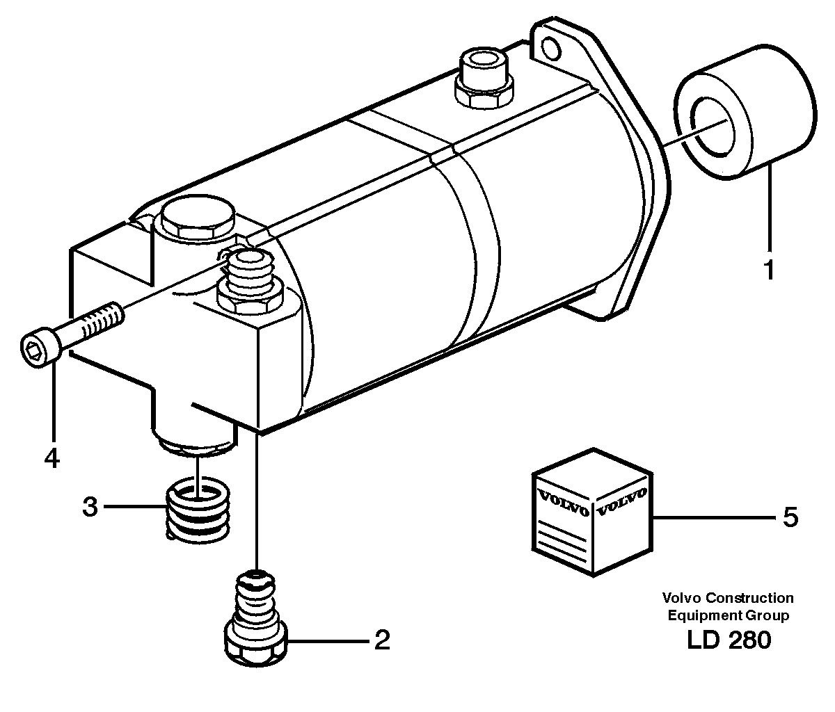 Hydraulic pump, servo/brake — volvo parts diagram