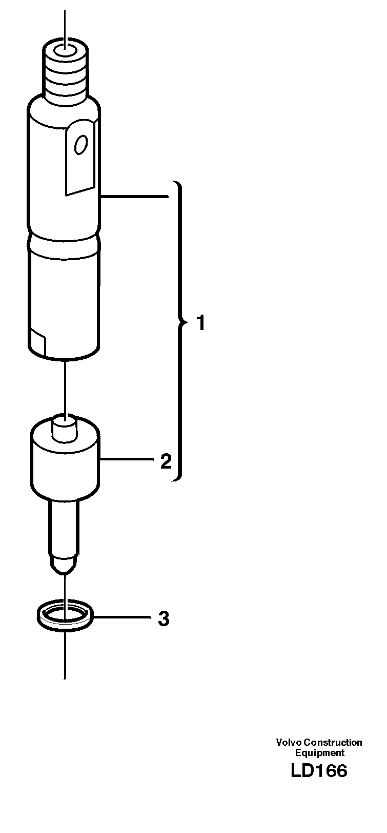 Injector — volvo parts diagram