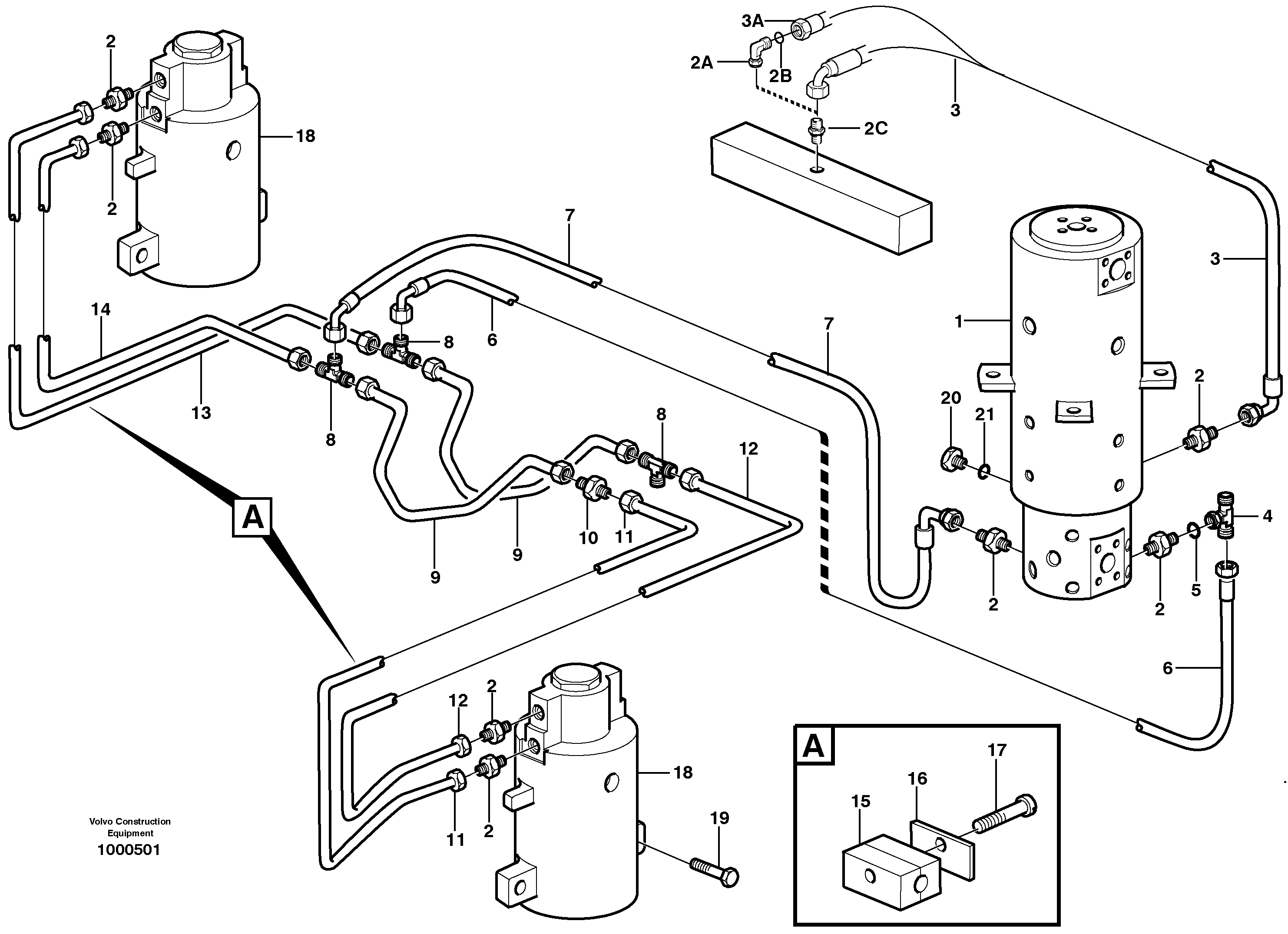 Oscillating system — volvo parts diagram