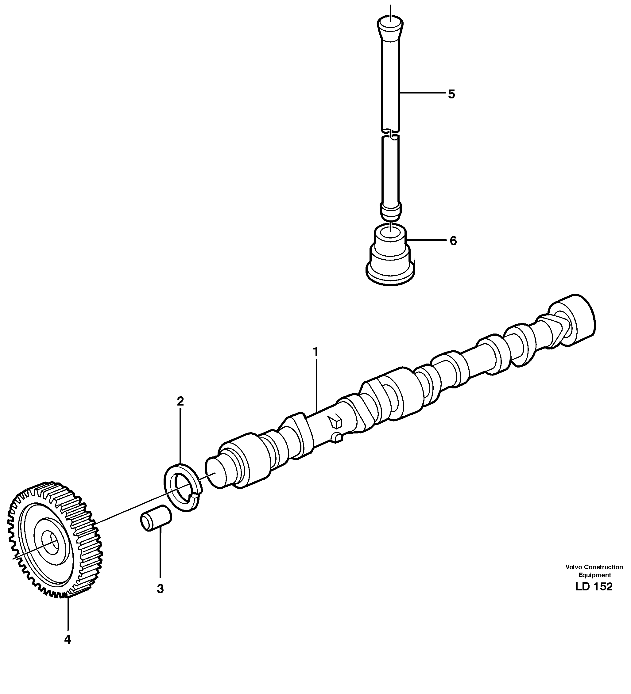 Camshaft — volvo parts diagram