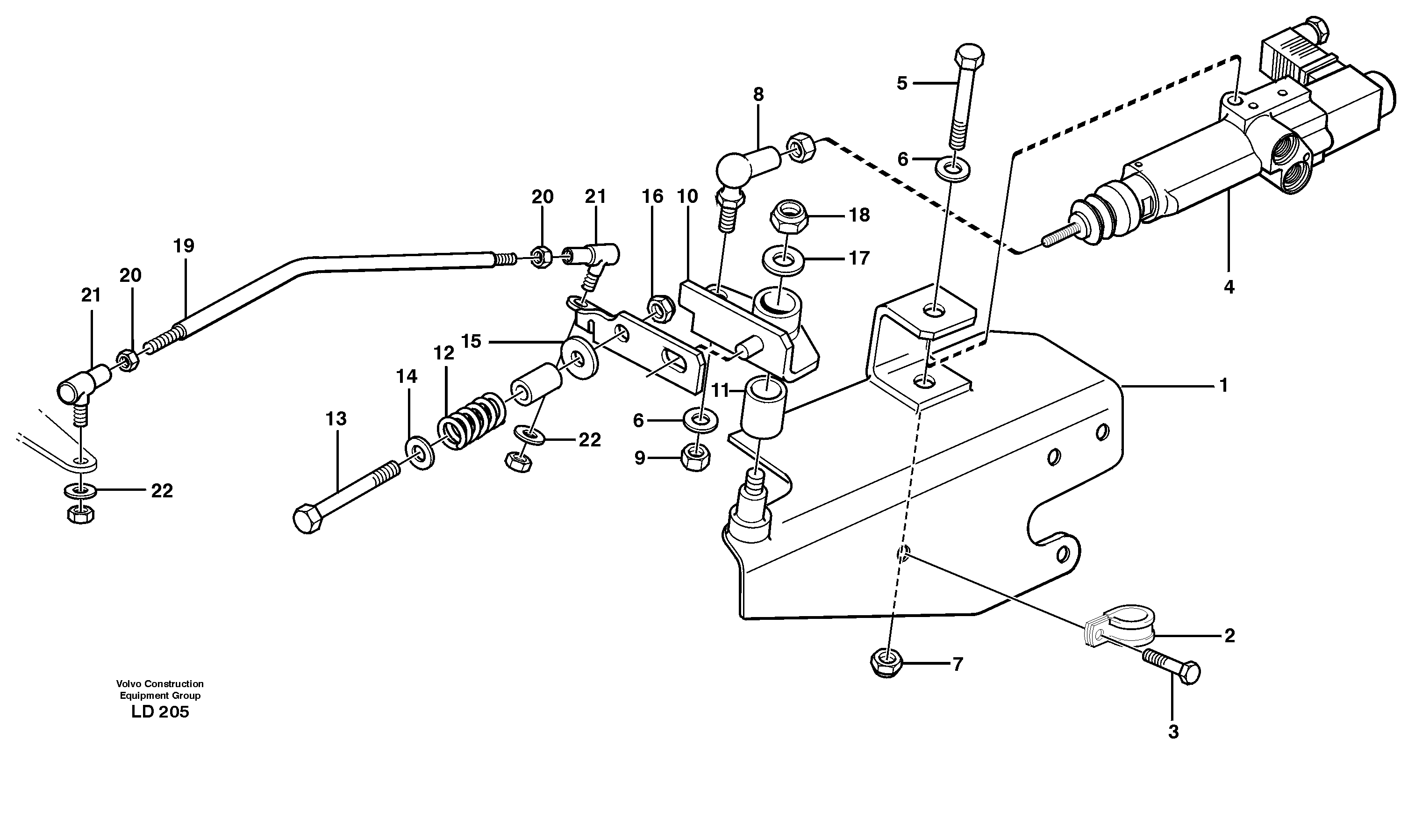 Speed control  SER NO - 1315 — volvo parts diagram