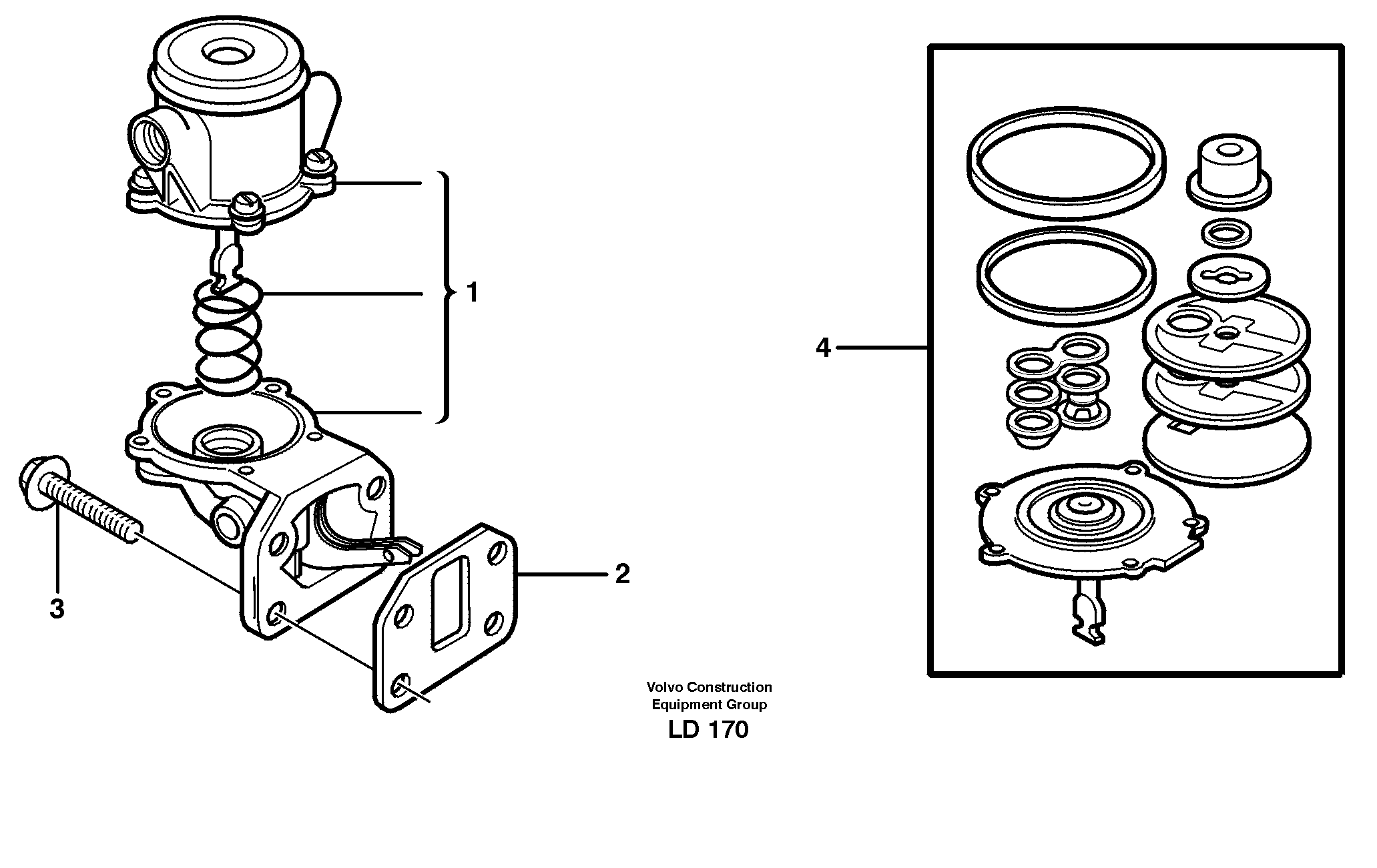 Feed pump — volvo parts diagram