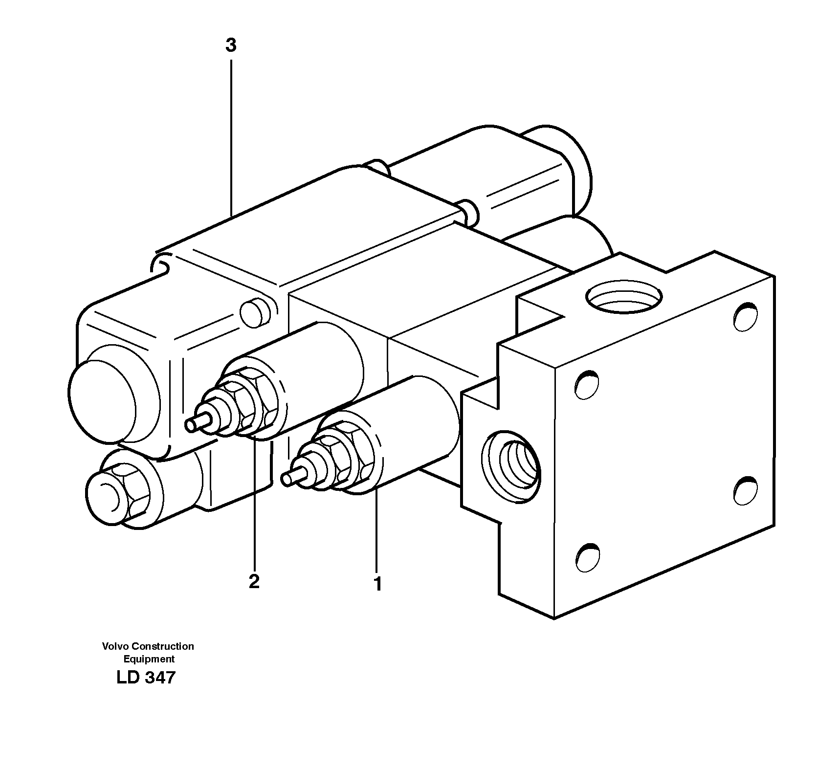 Magnet valve  14303049 — volvo parts diagram