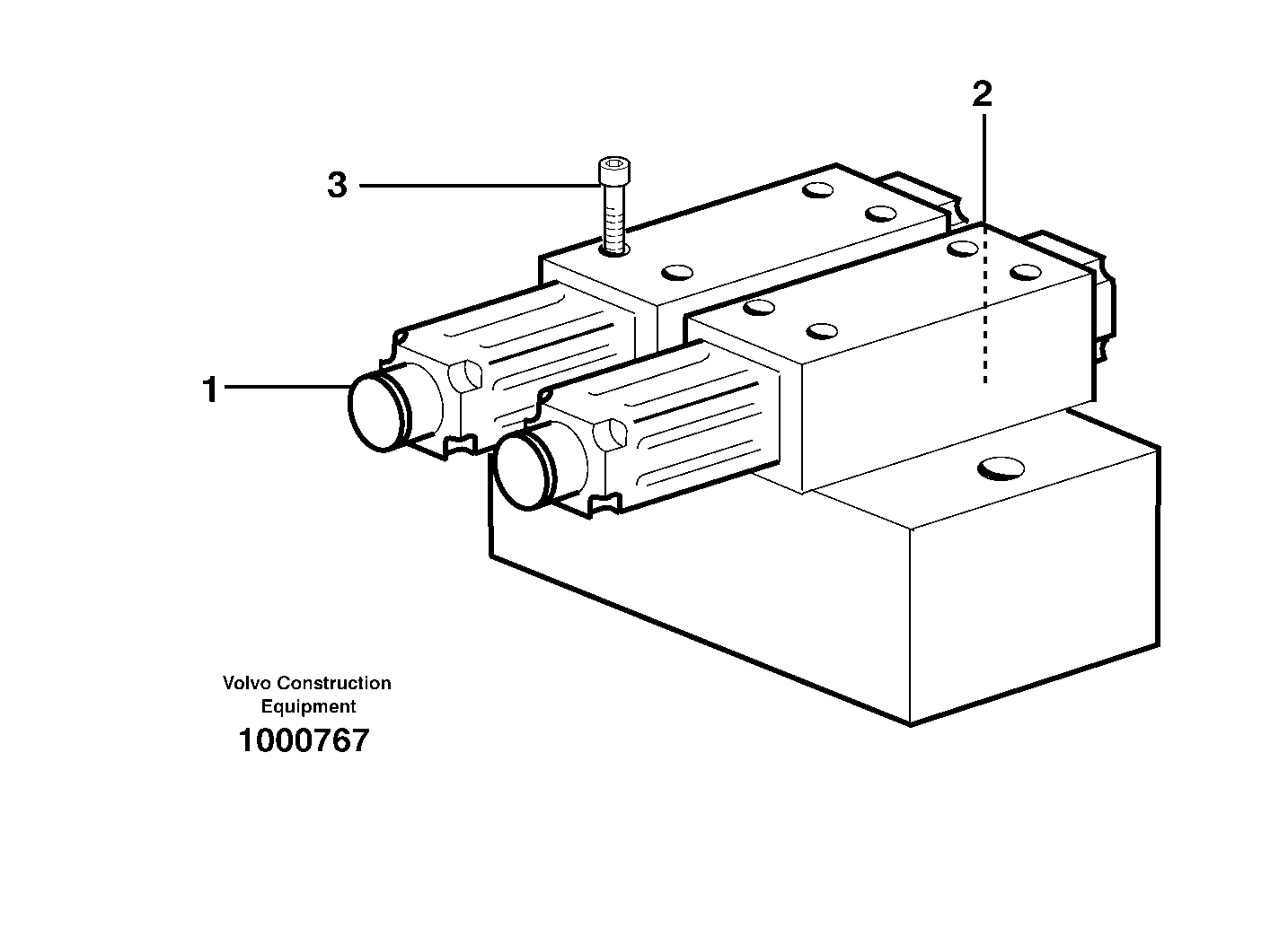 Valve,crawlerbrake  14302778, SER NO - 1742 — volvo parts diagram