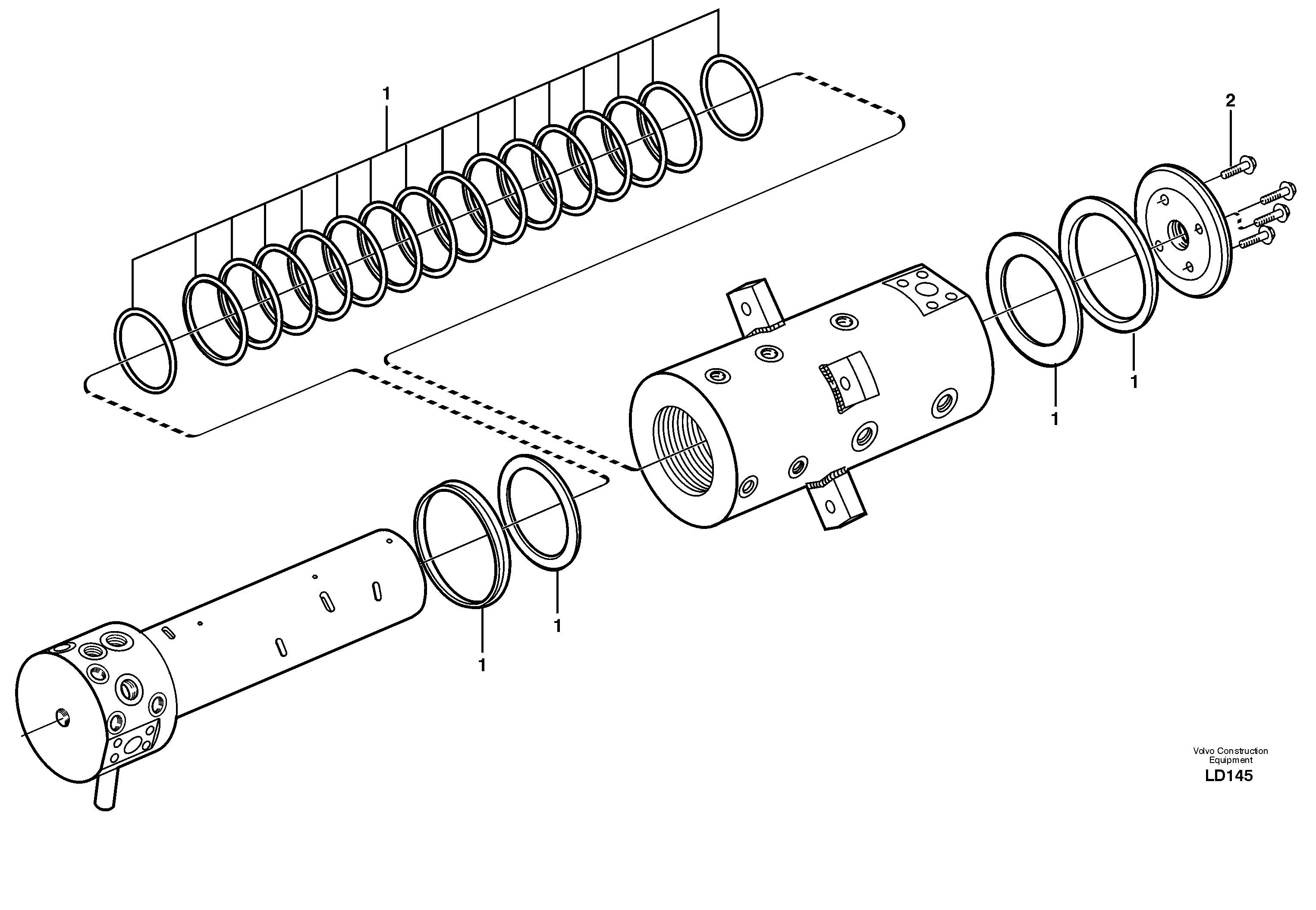 Turning joint — volvo parts diagram