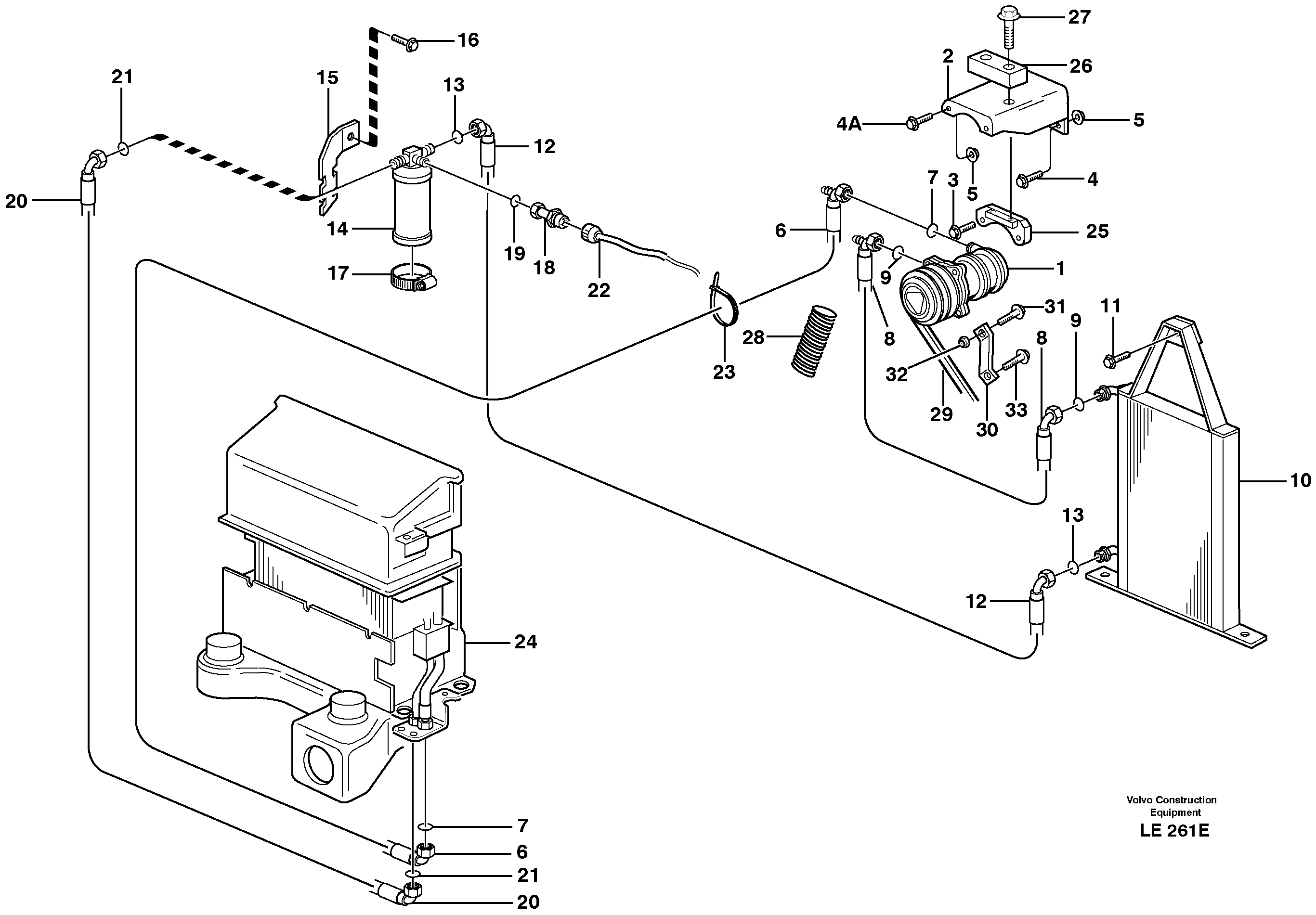 Air conditioning  14302814 — volvo parts diagram