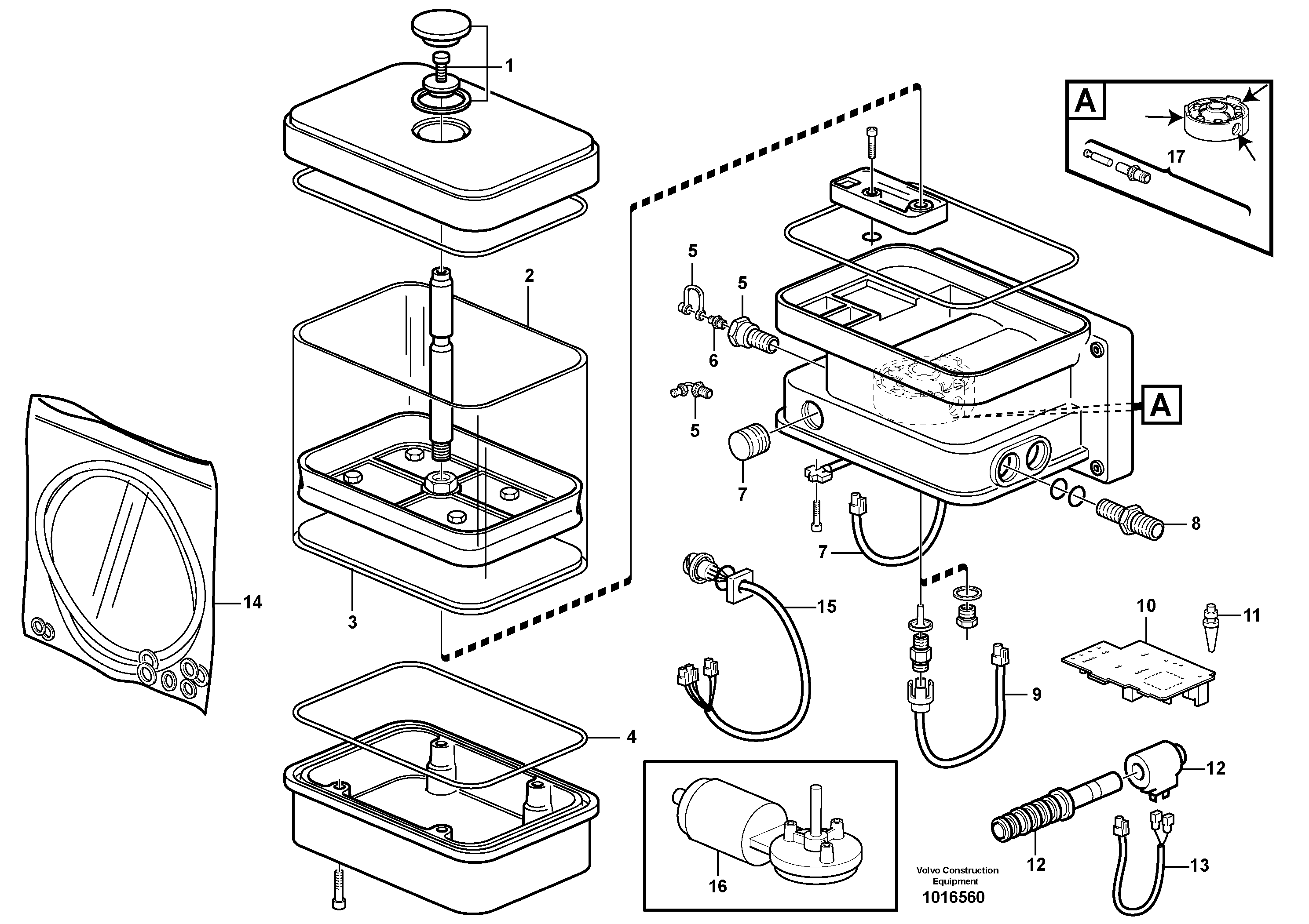 Pump:central lubrication — volvo parts diagram