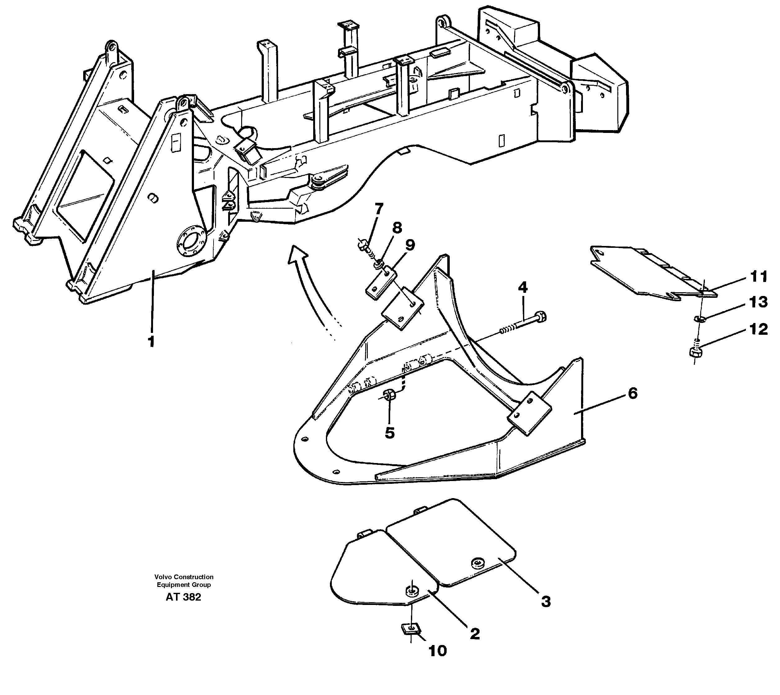 Protecting plates.  94880 — volvo parts diagram