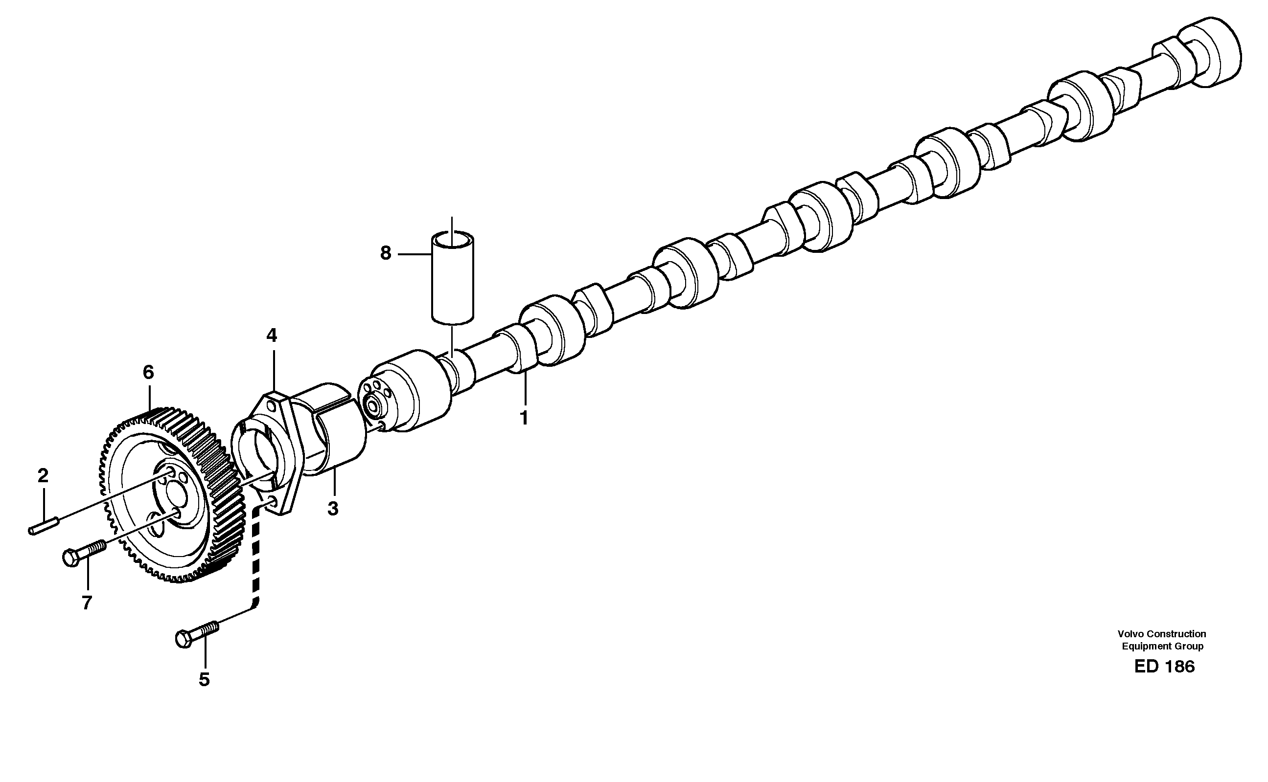 Camshaft — volvo parts diagram