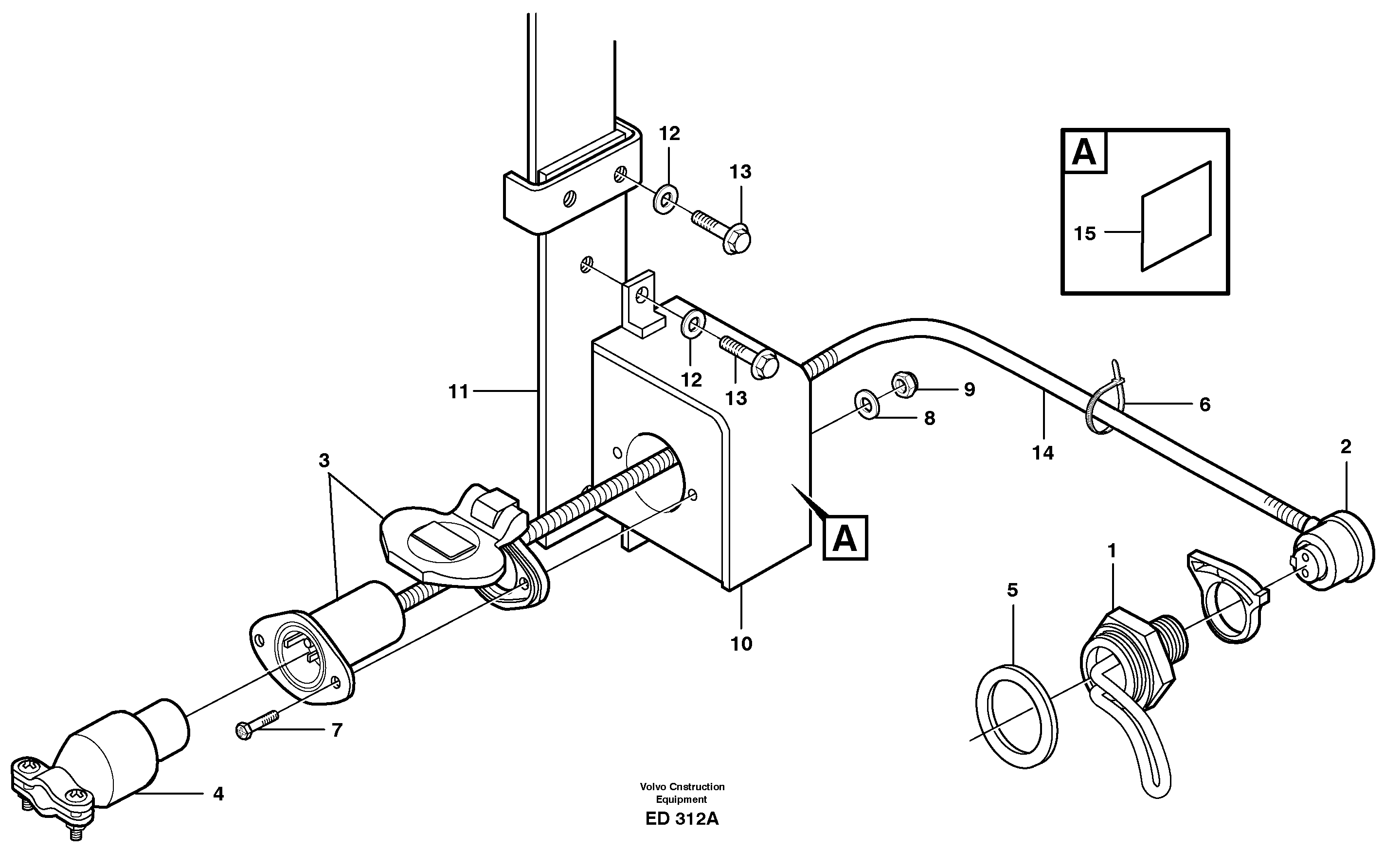 Engine heater  USA — volvo parts diagram