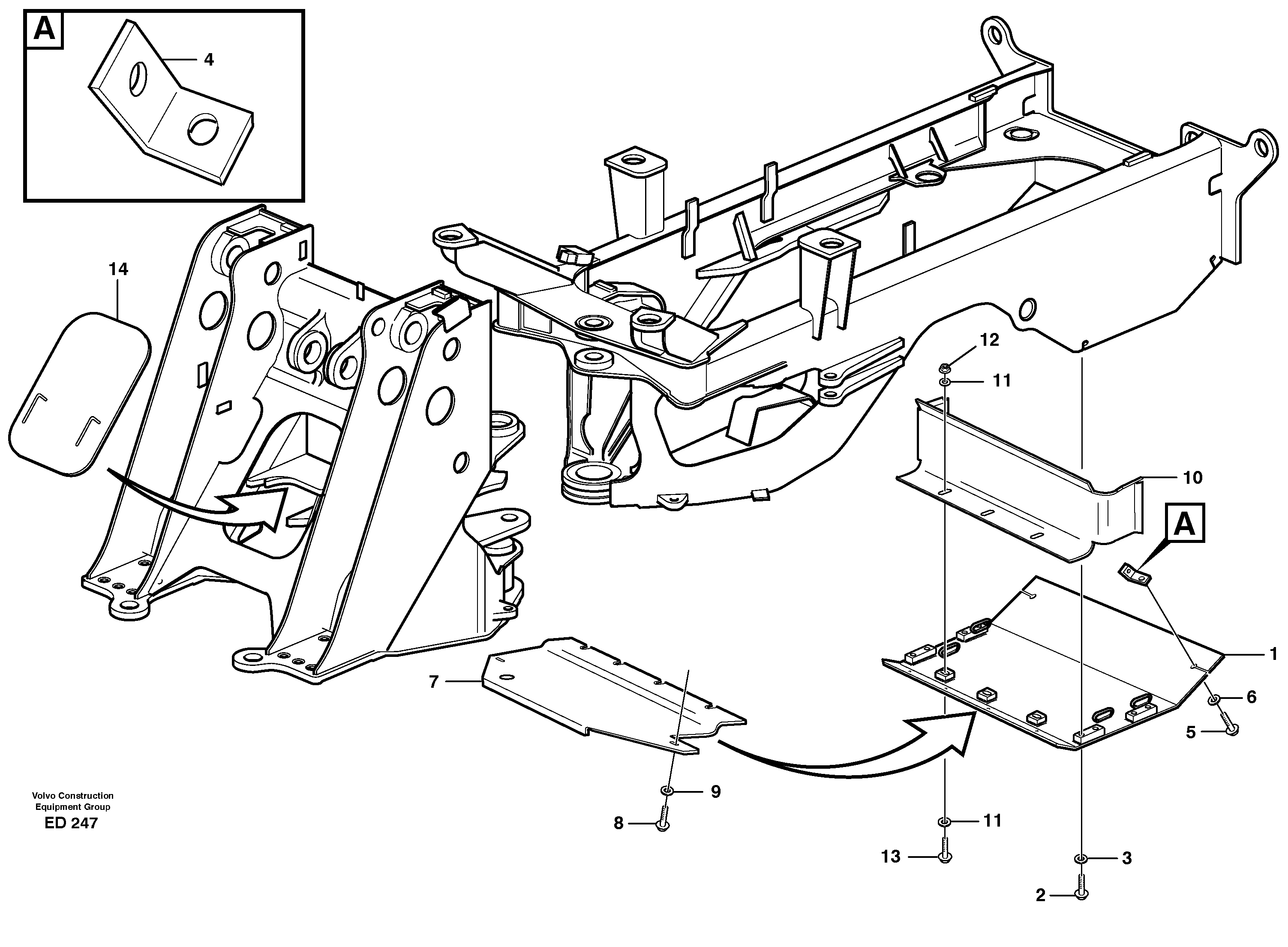 Protecting plates. — volvo parts diagram