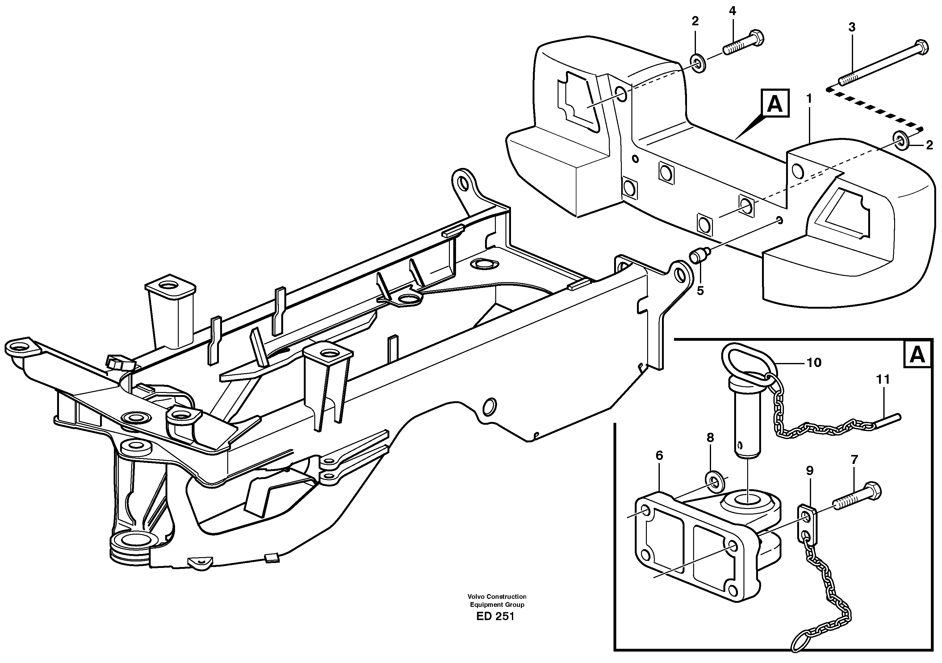 Counterweight — volvo parts diagram