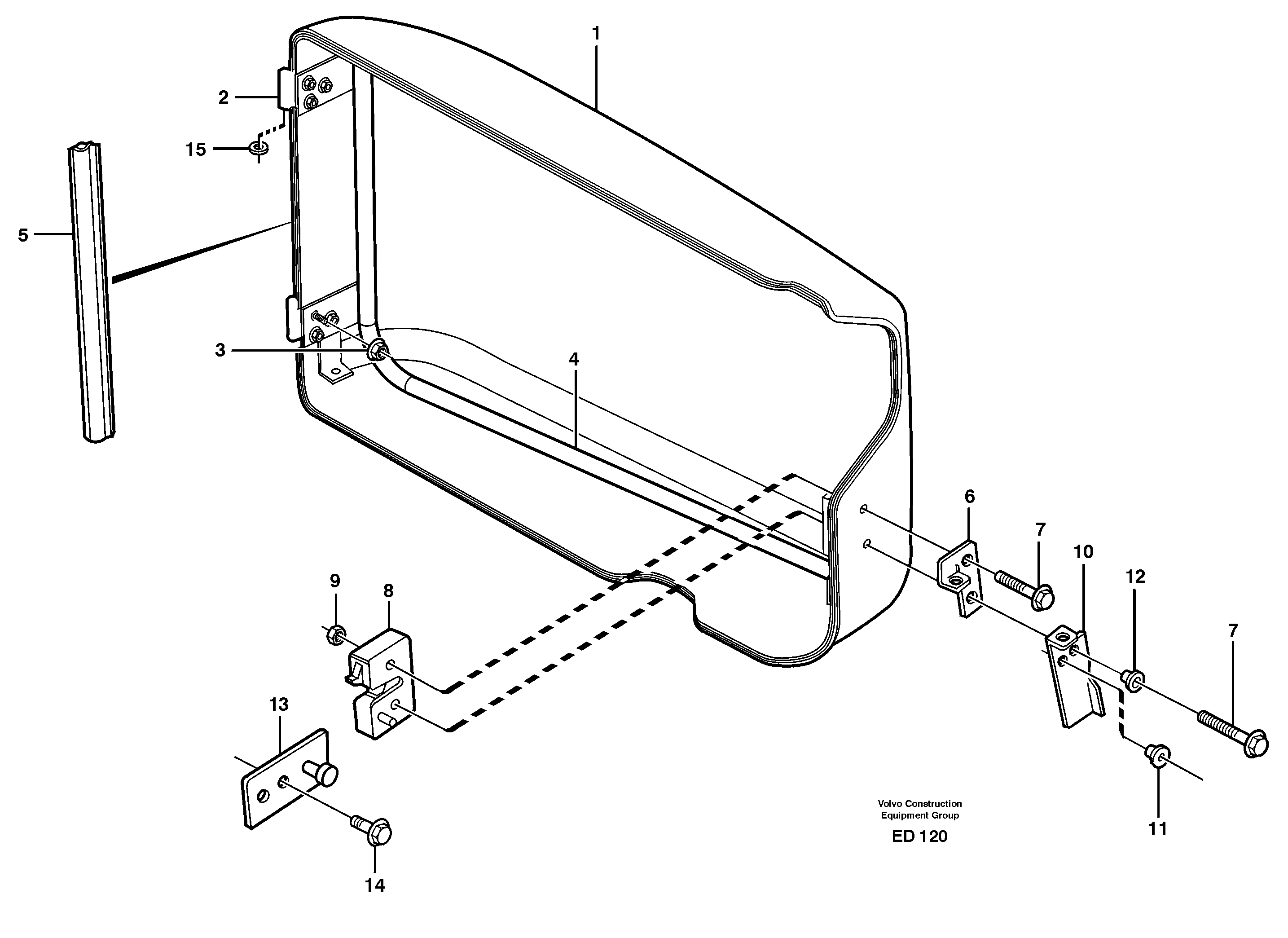 Filter cover — volvo parts diagram