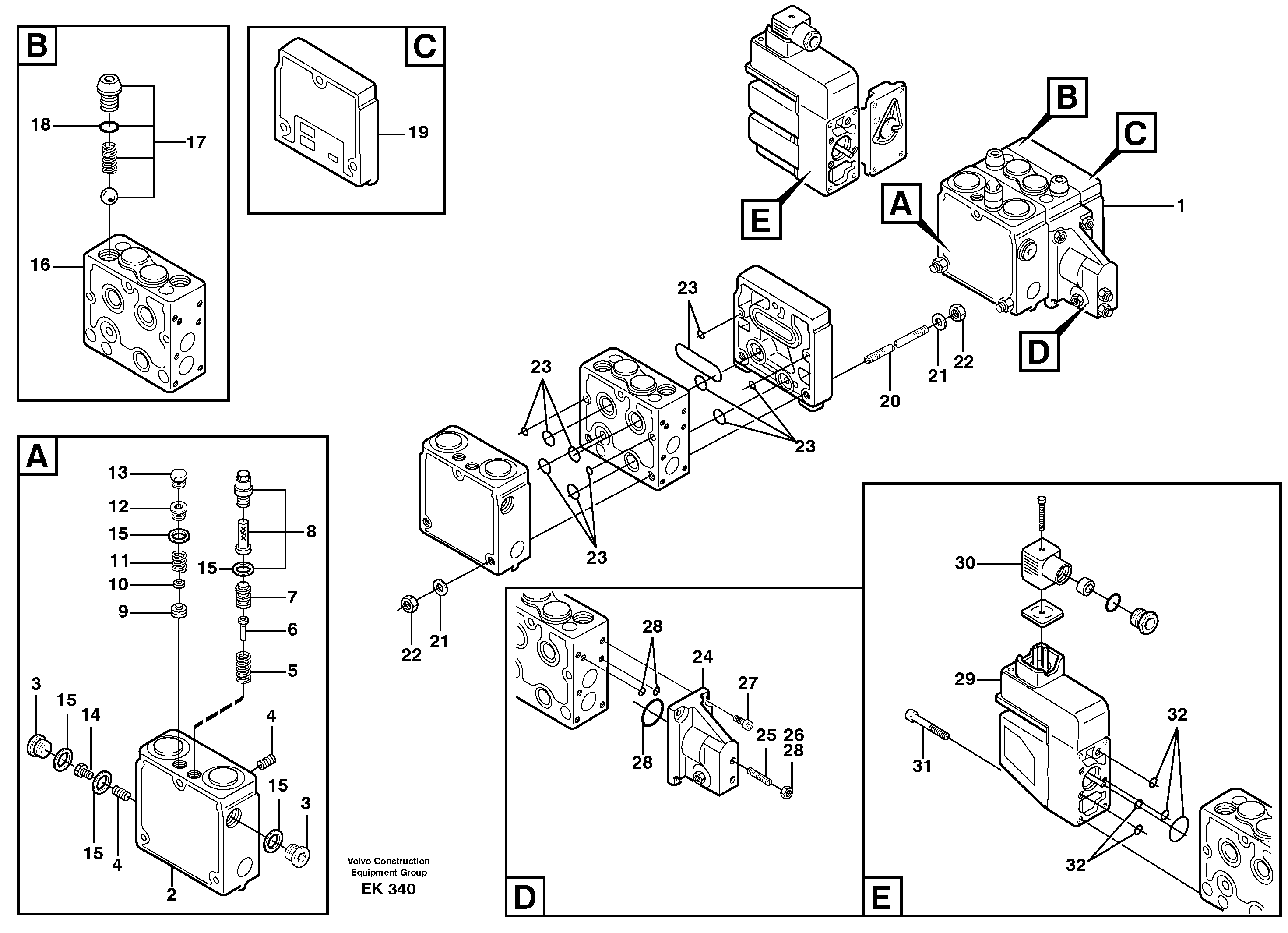 Relief valve.  80263 — volvo parts diagram
