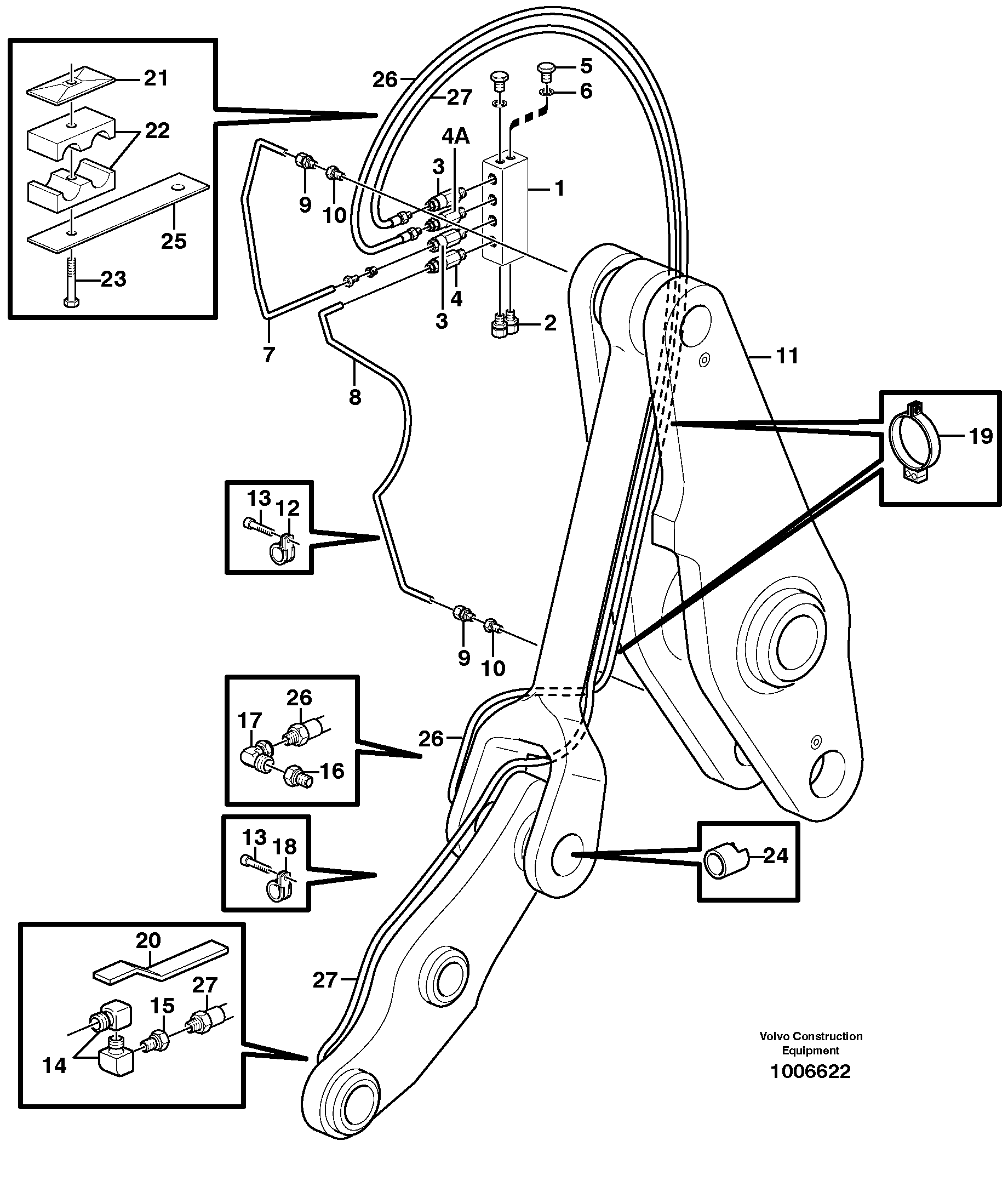 Distribution block, B4. — volvo parts diagram