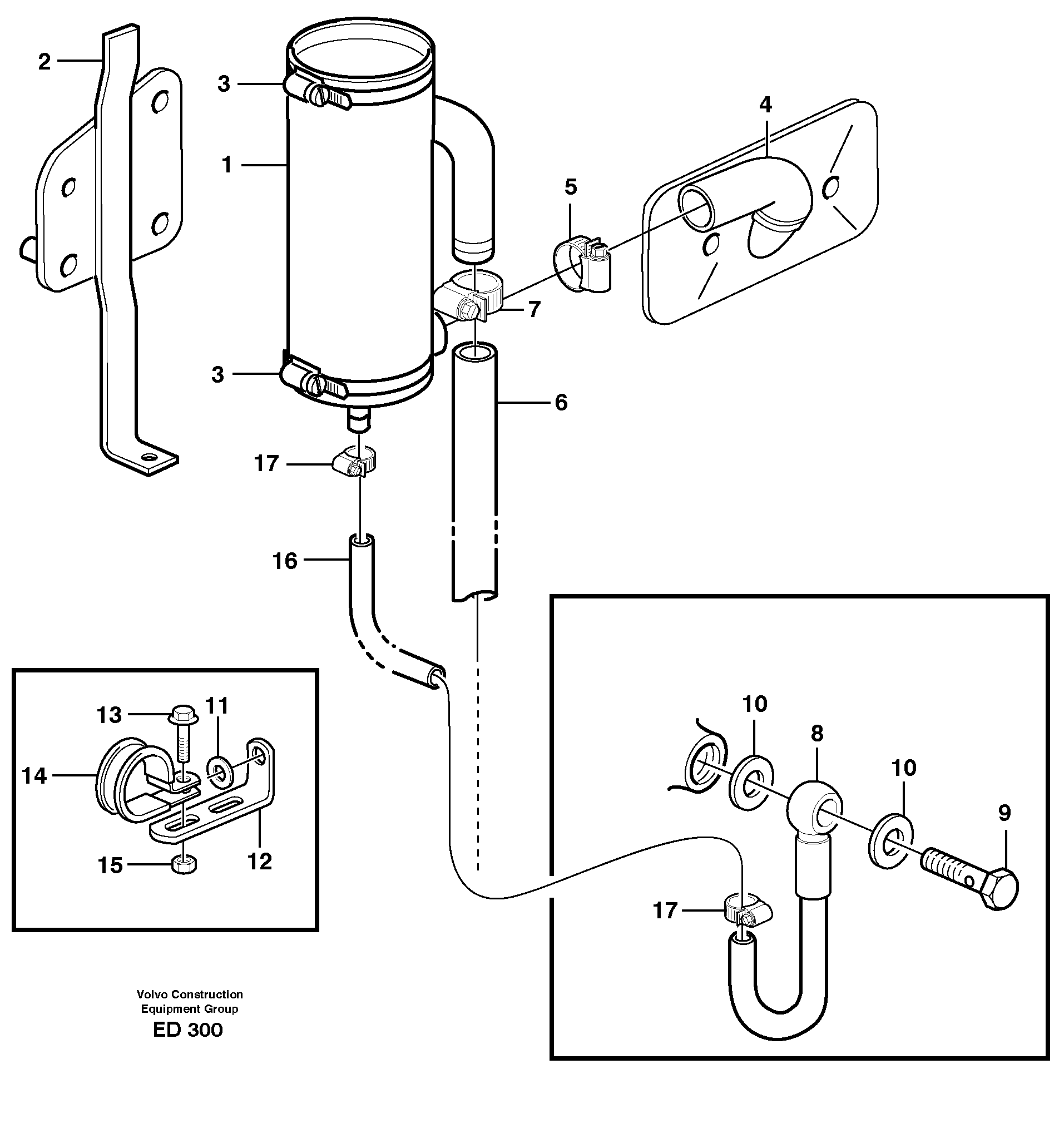 Crankcase ventilation — volvo parts diagram