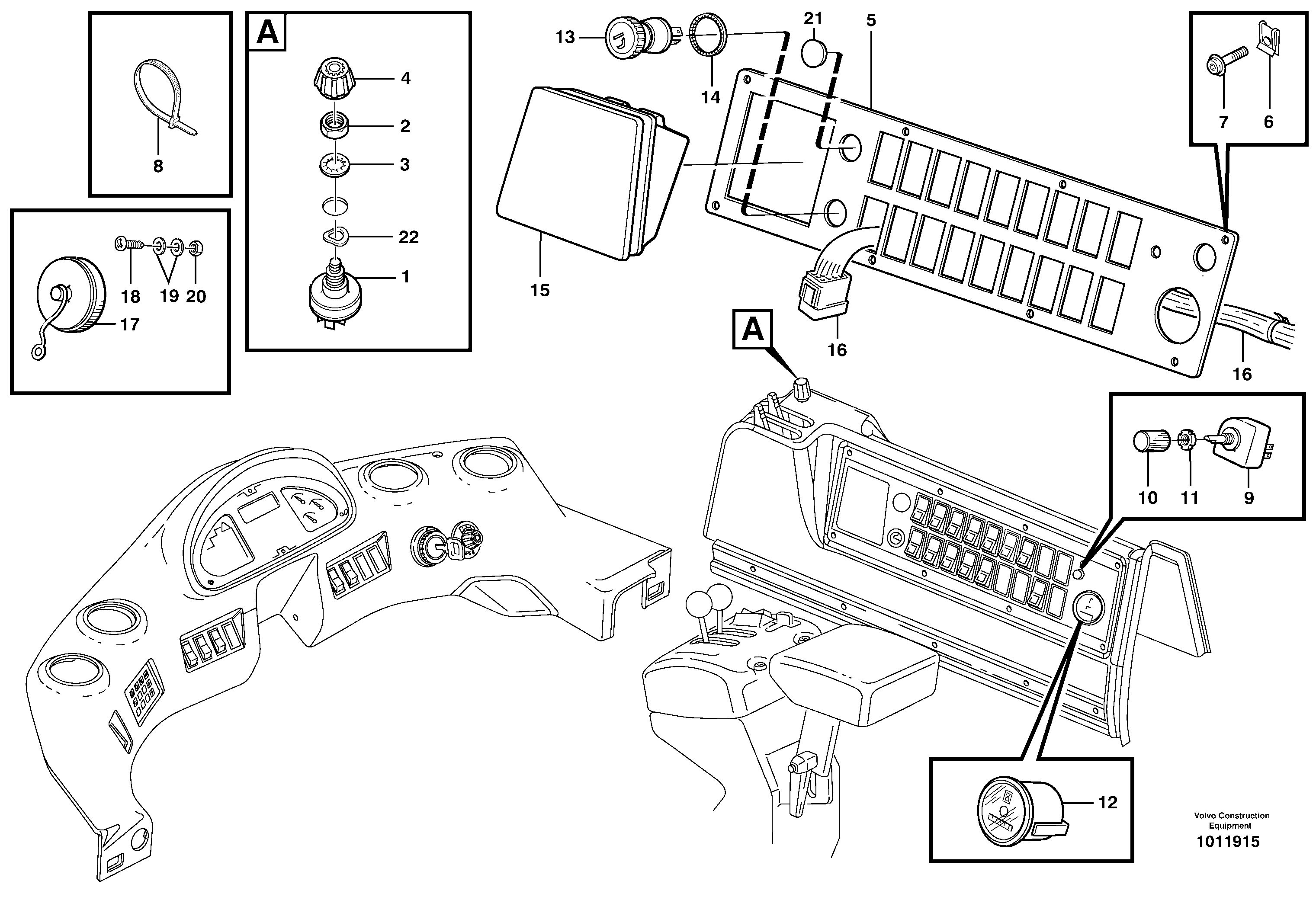 Side panel — volvo parts diagram