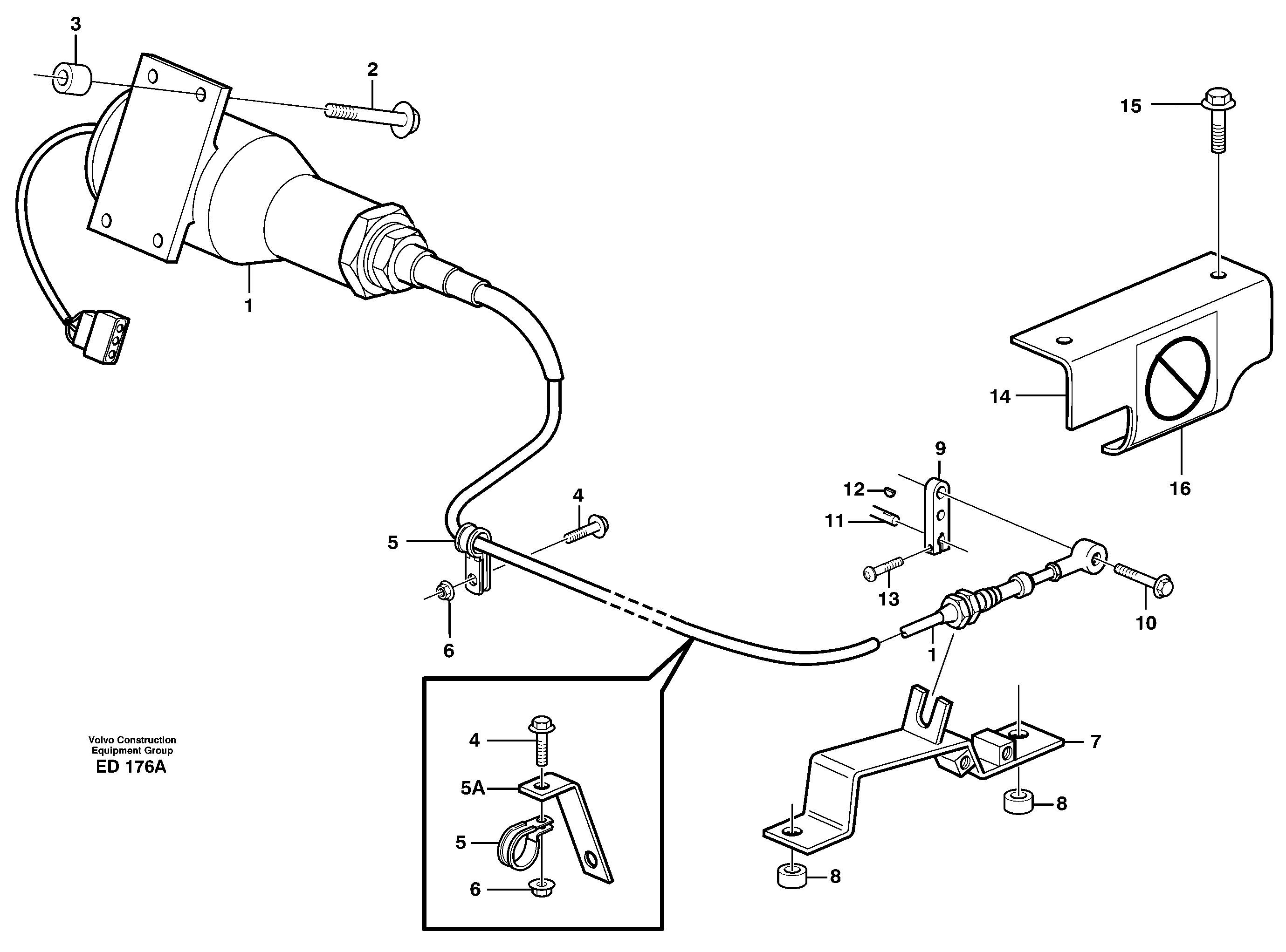 Key turn engine stop — volvo parts diagram