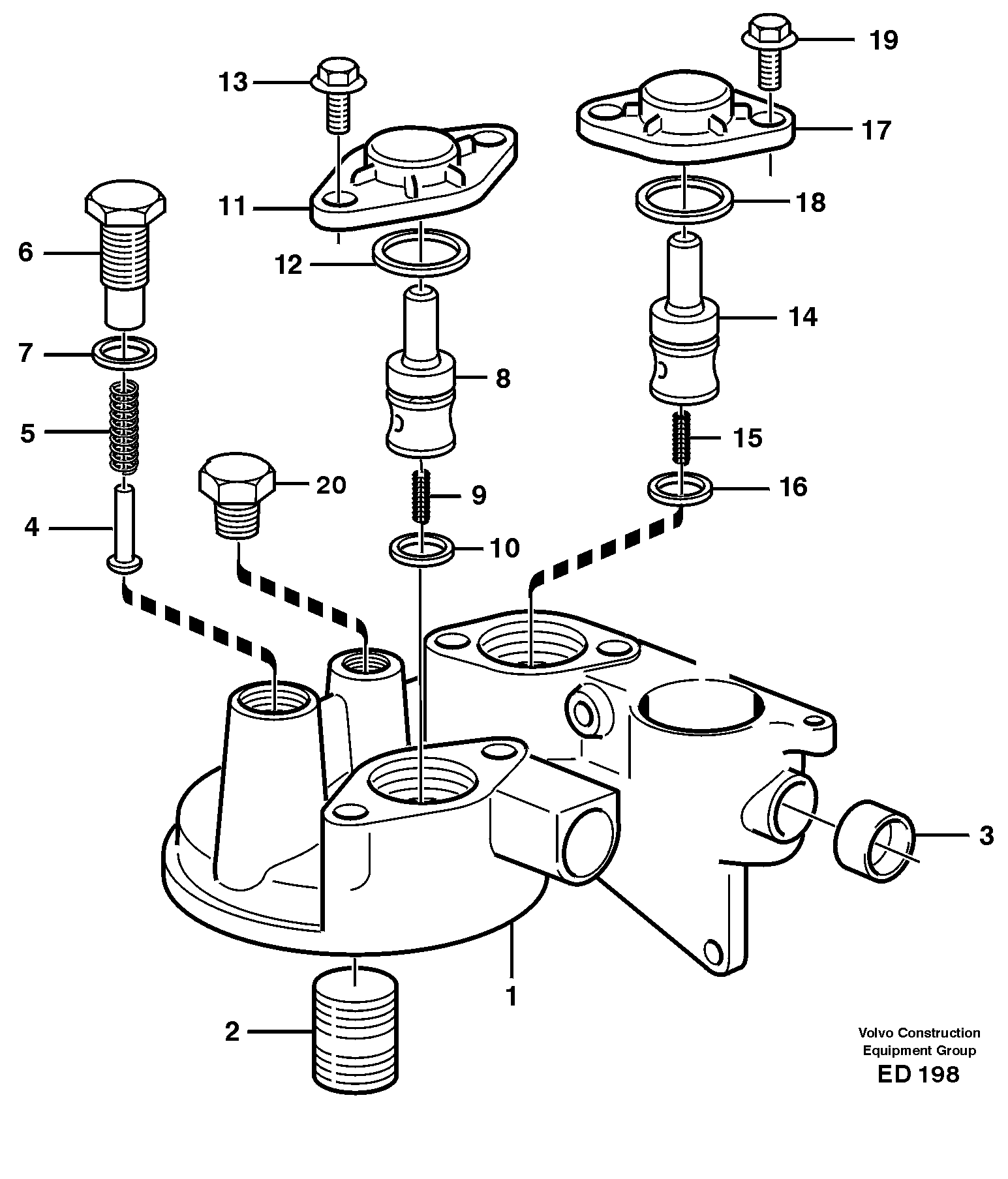 Oil filter — volvo parts diagram