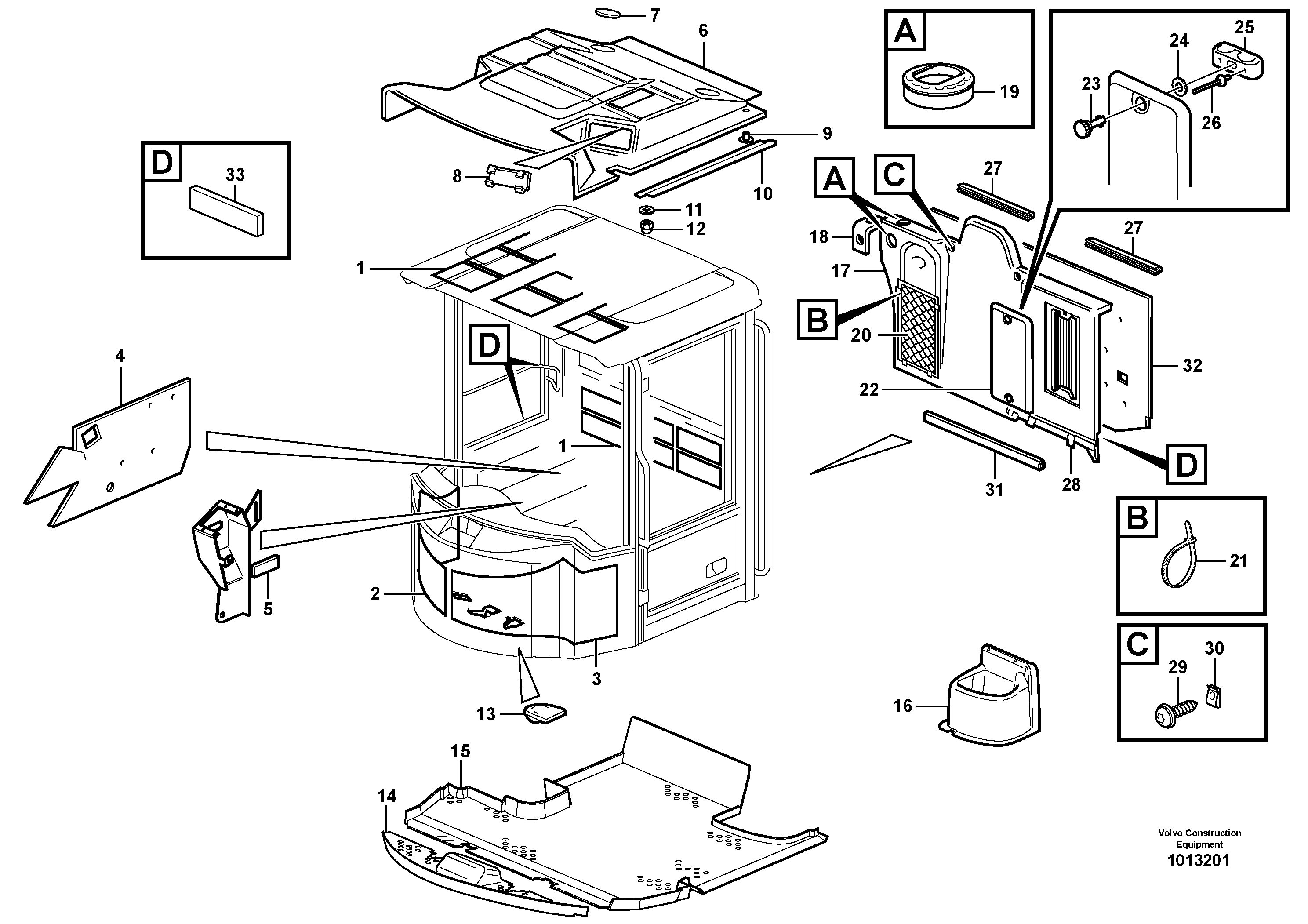 Insulating matting — volvo parts diagram