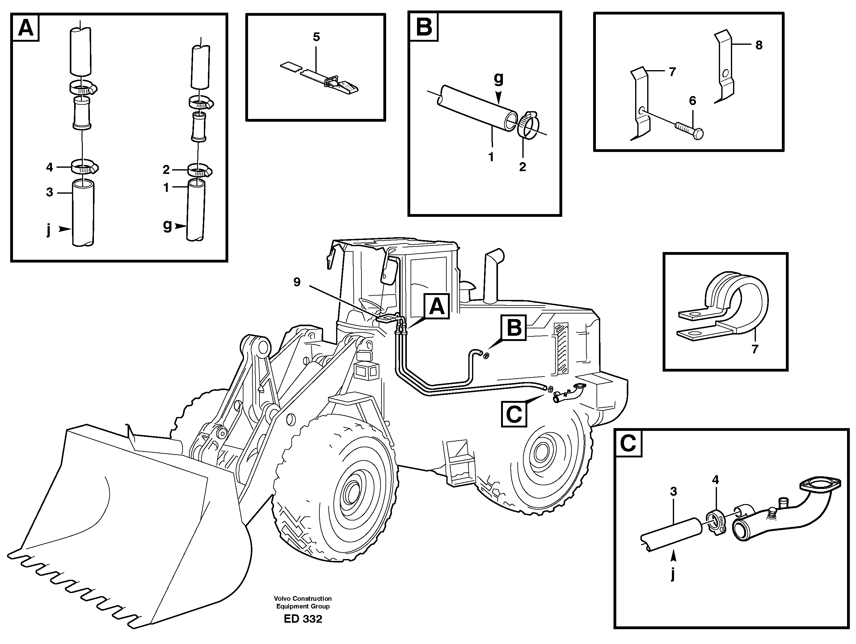 Heating system — volvo parts diagram