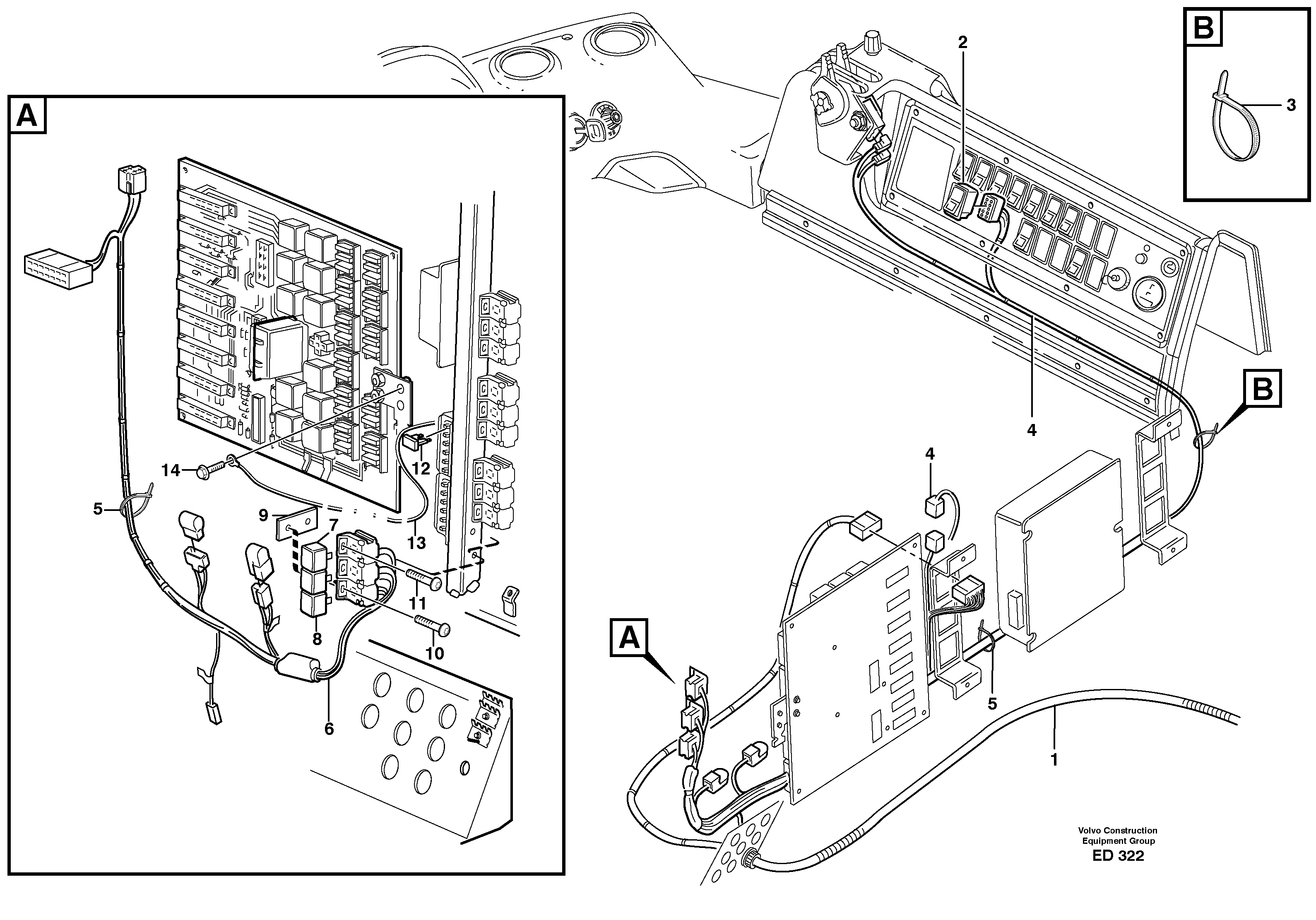 Electrical equipment, air conditioning.  80280 — volvo parts diagram
