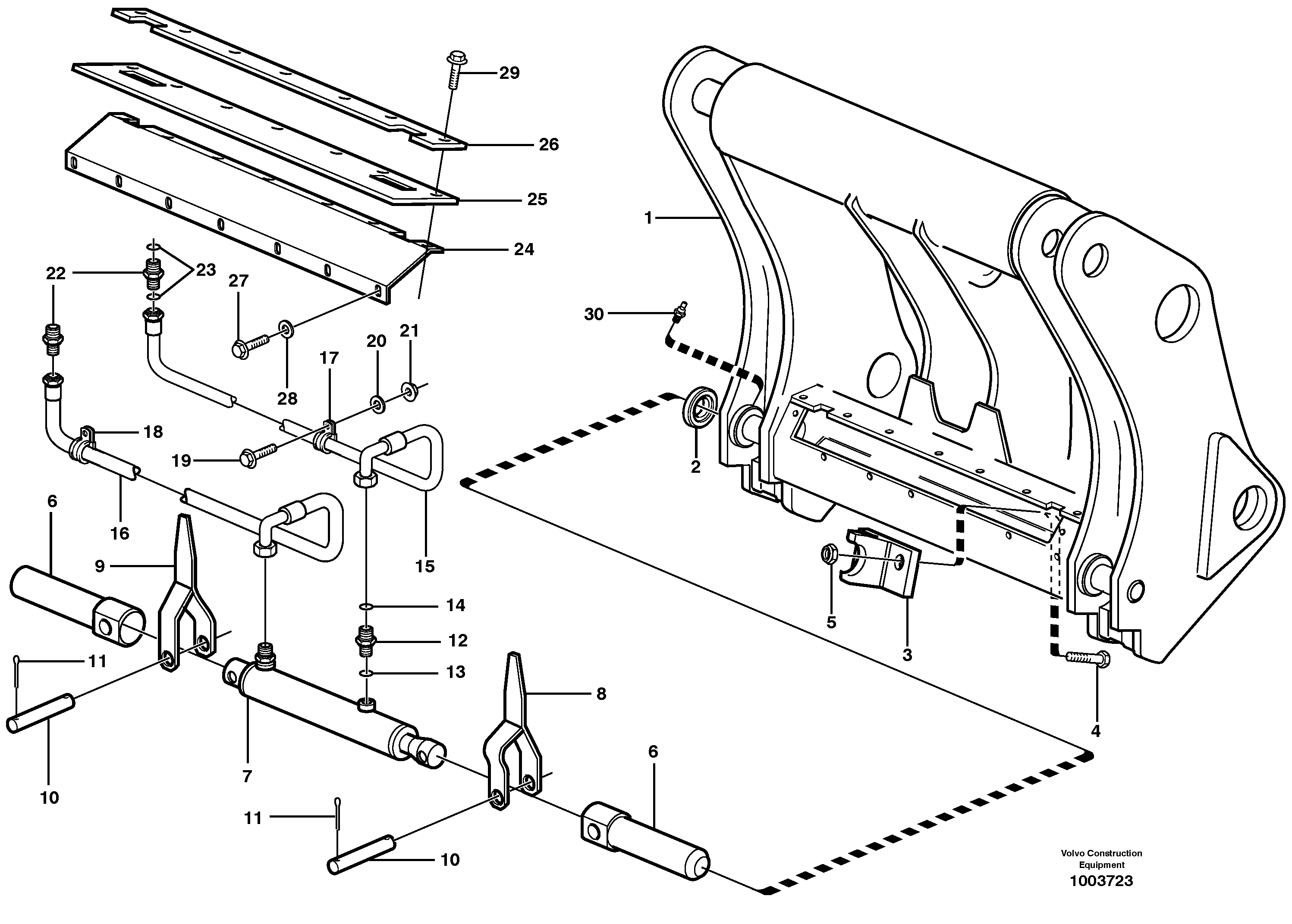 Tool bar.  80857, 82148 — volvo parts diagram