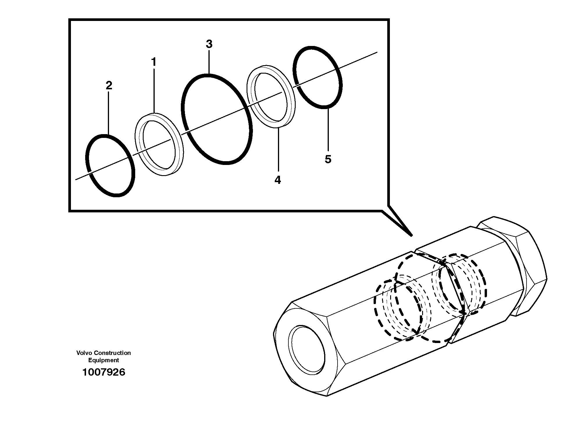 Pressure limiting valve.  82526, 82658 — volvo parts diagram