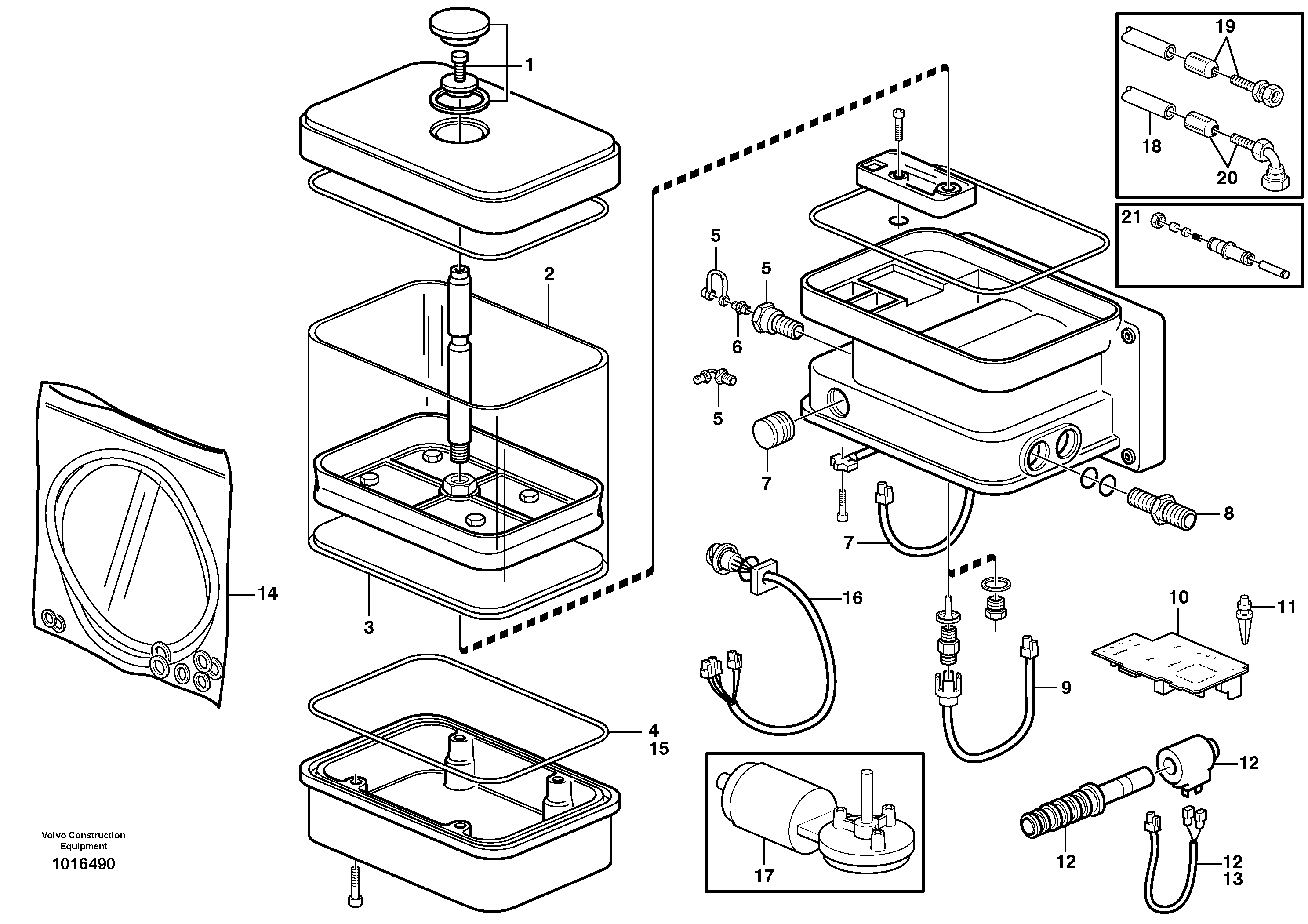 Pump  80959, 82141 — volvo parts diagram