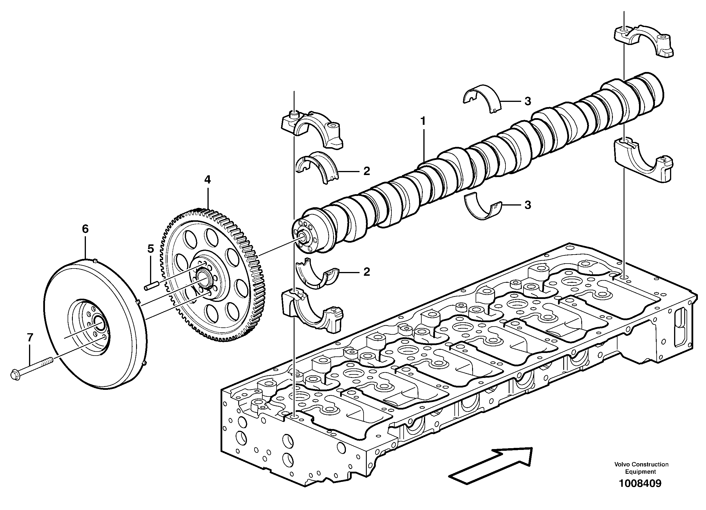 Camshaft — volvo parts diagram