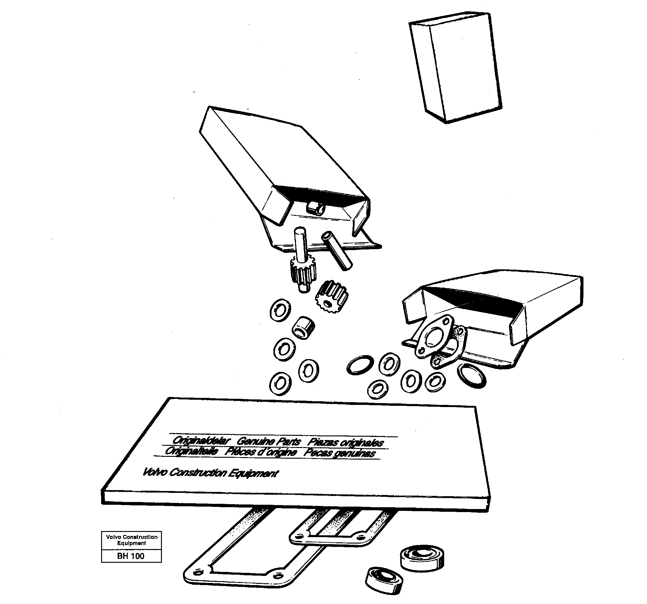 Repair kits for engine — volvo parts diagram