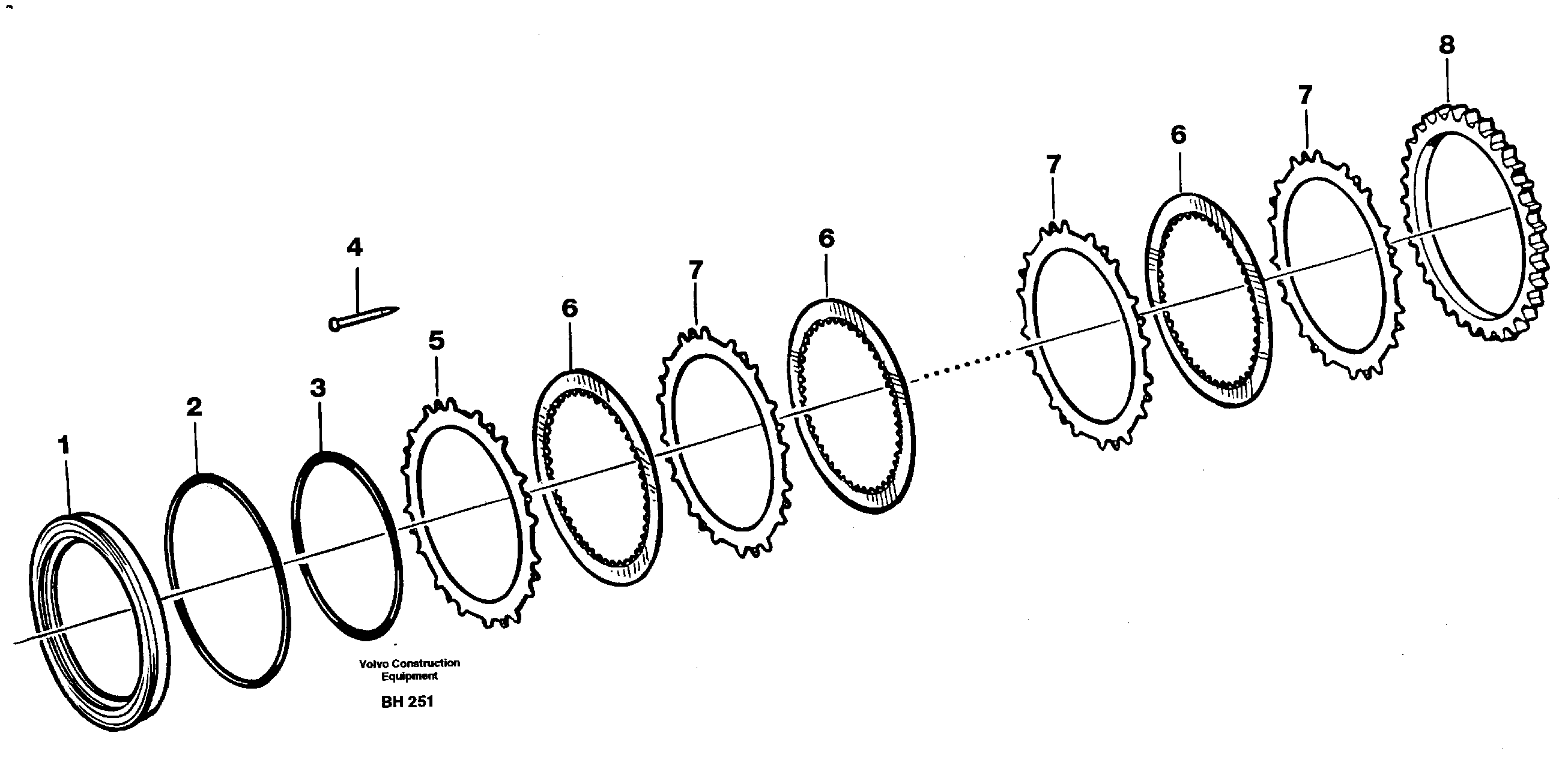 Brake E — volvo parts diagram