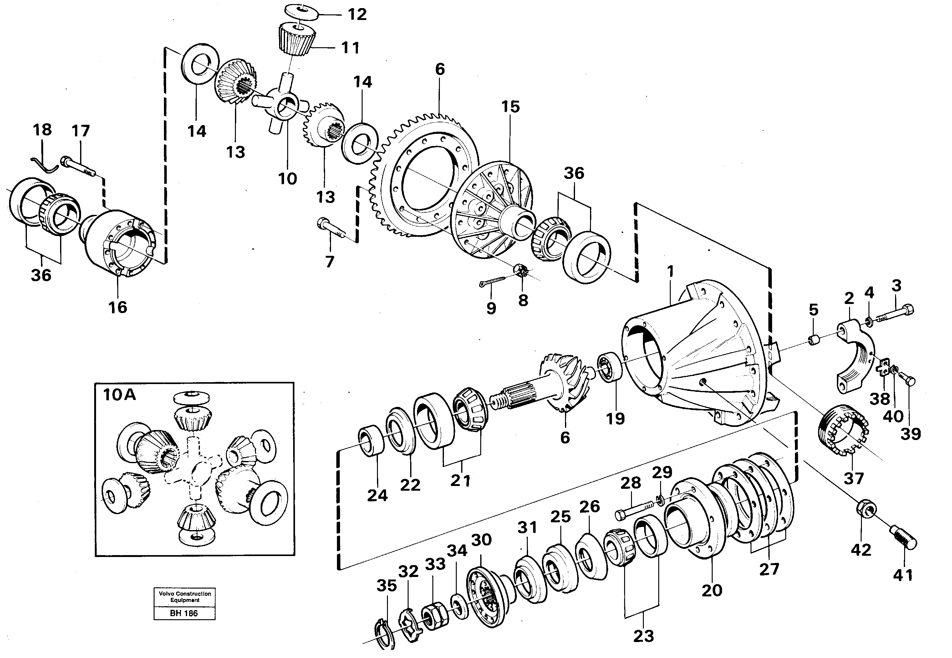 Final drive — volvo parts diagram