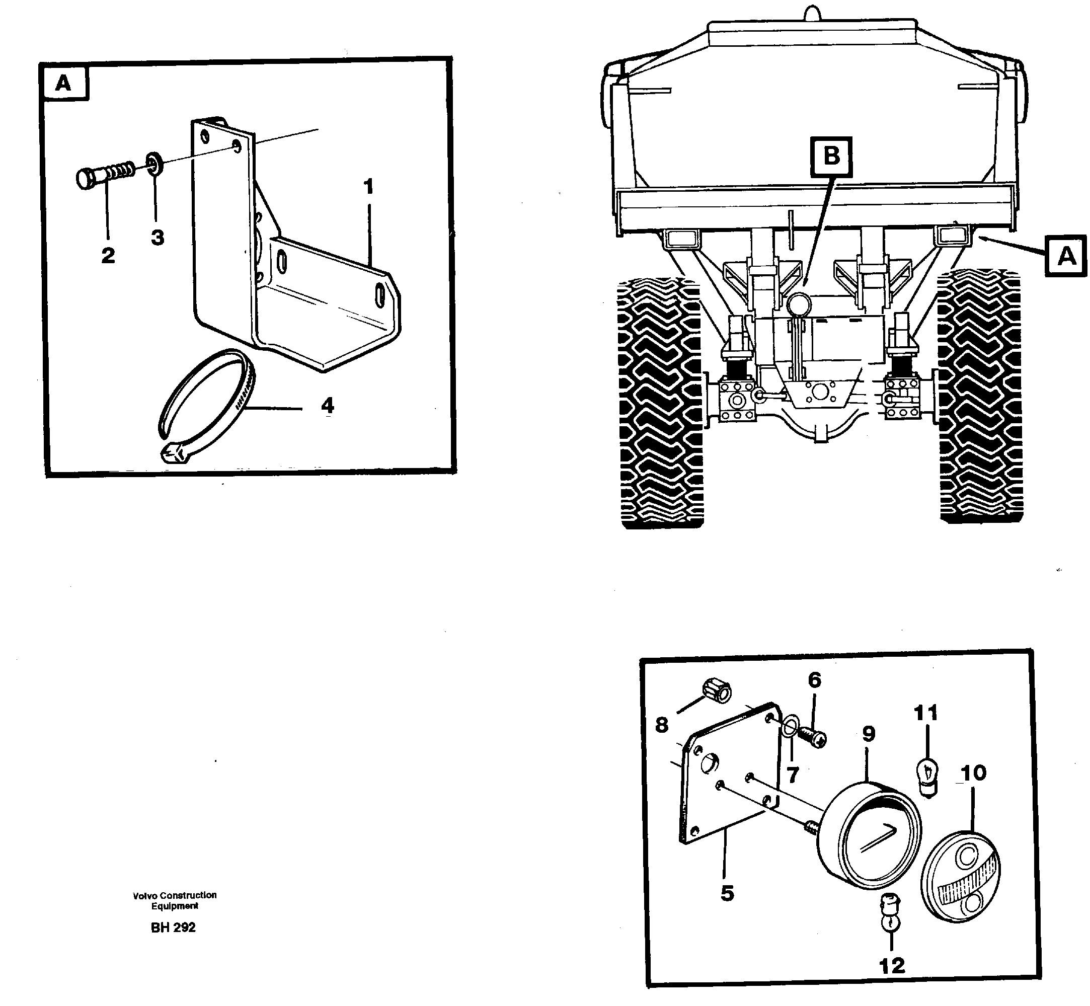 Rear lighting — volvo parts diagram