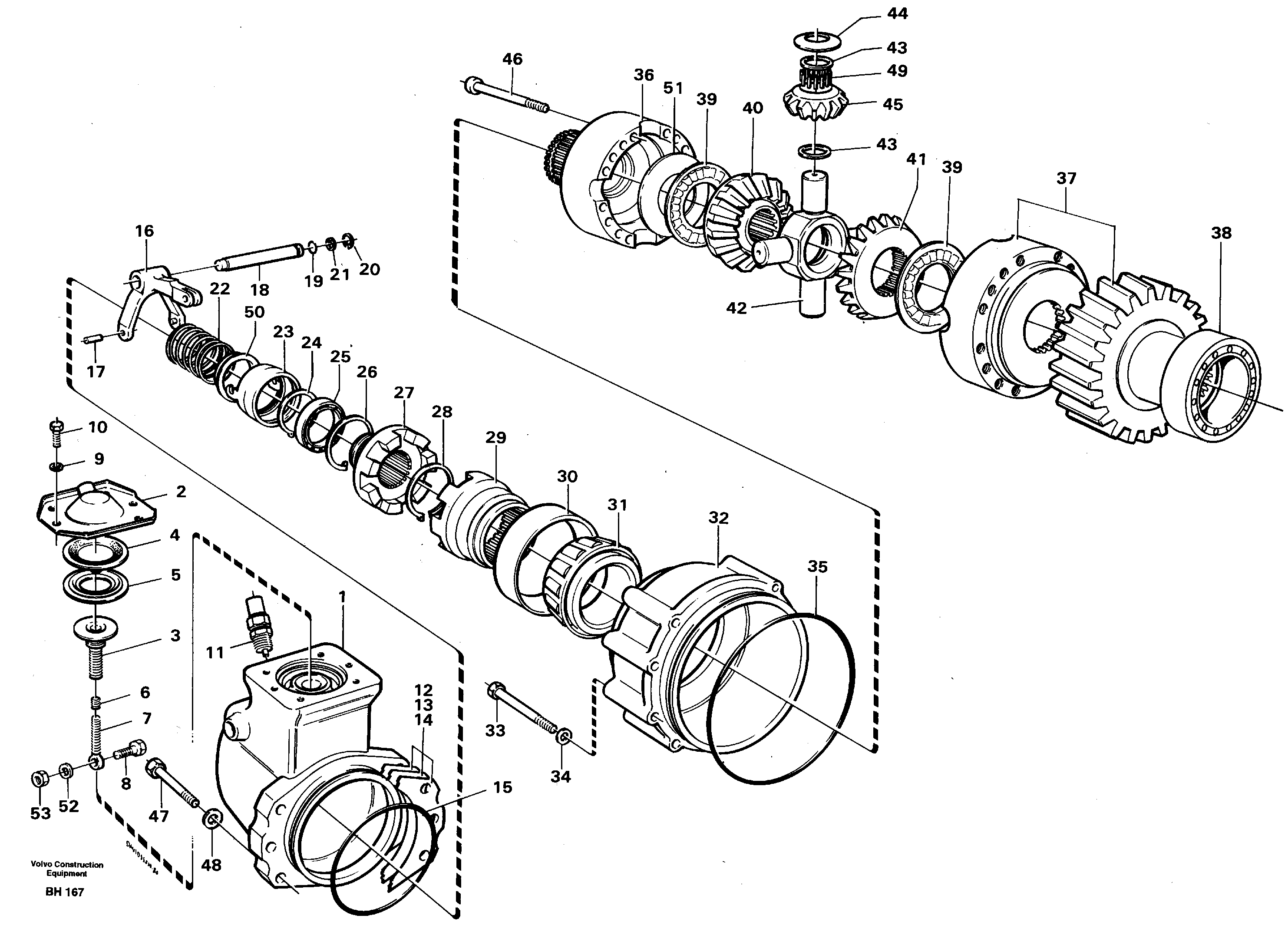 Differential — volvo parts diagram