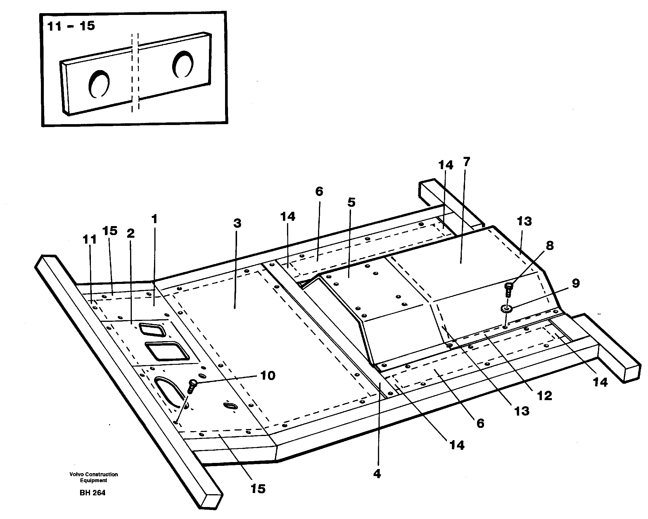 Floor — volvo parts diagram