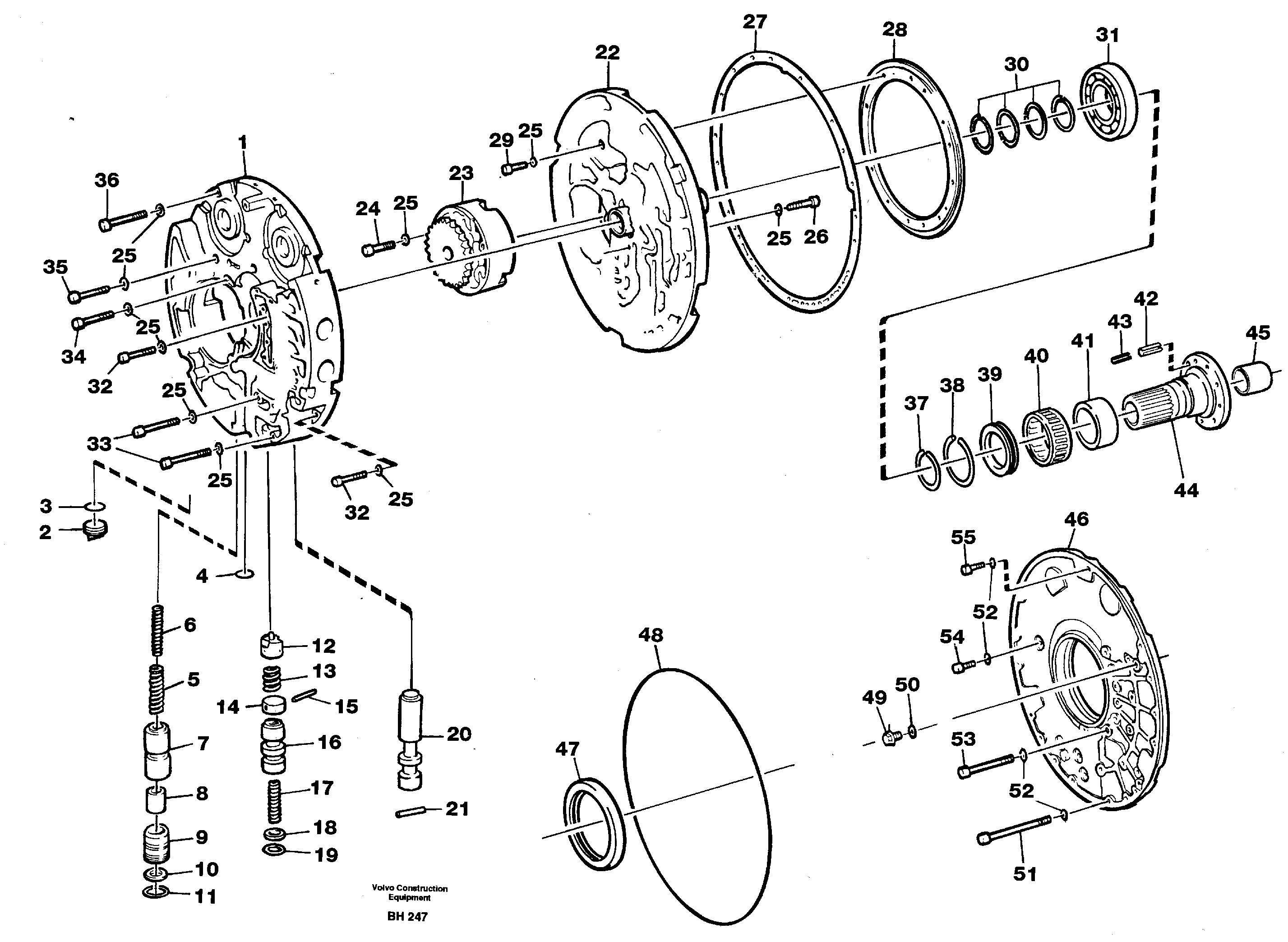Oil distributor — volvo parts diagram