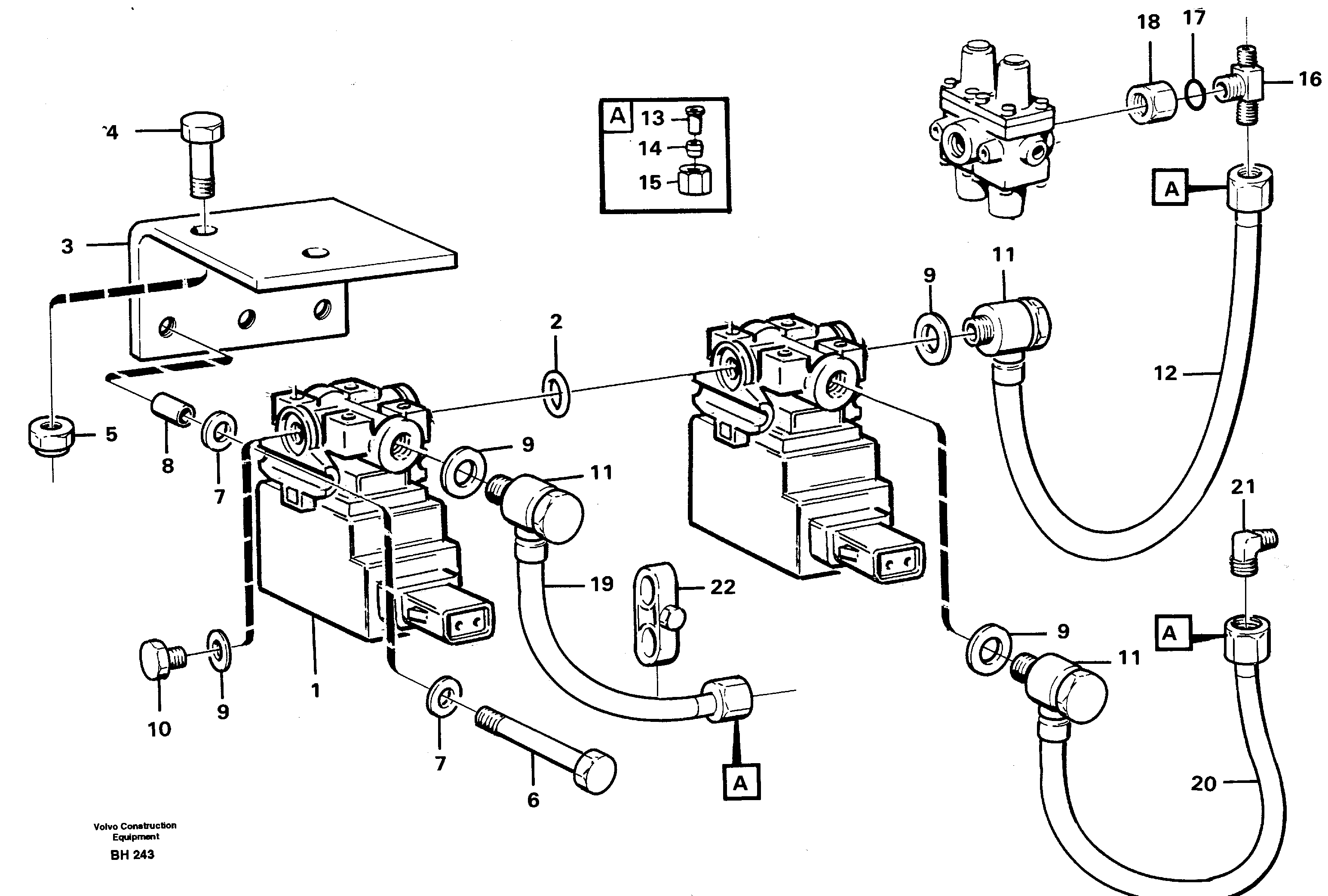 Magnet valve — volvo parts diagram