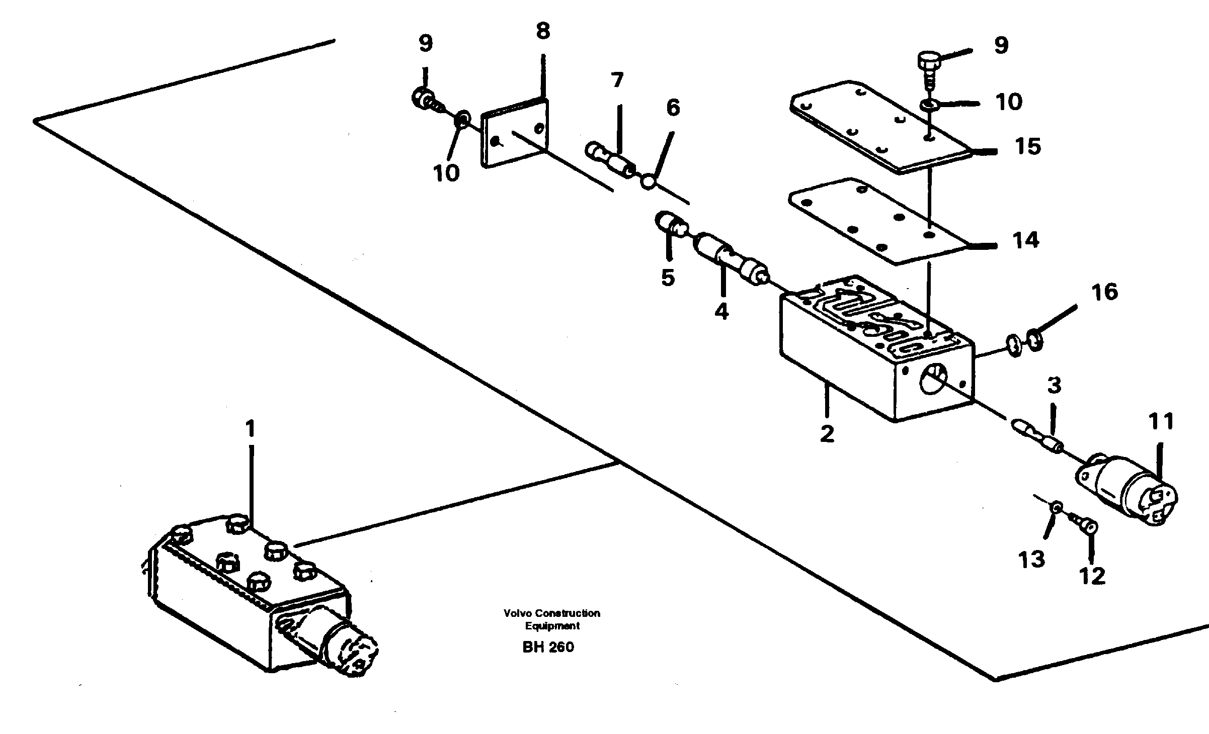 Valve, circuit body and return valve — volvo parts diagram