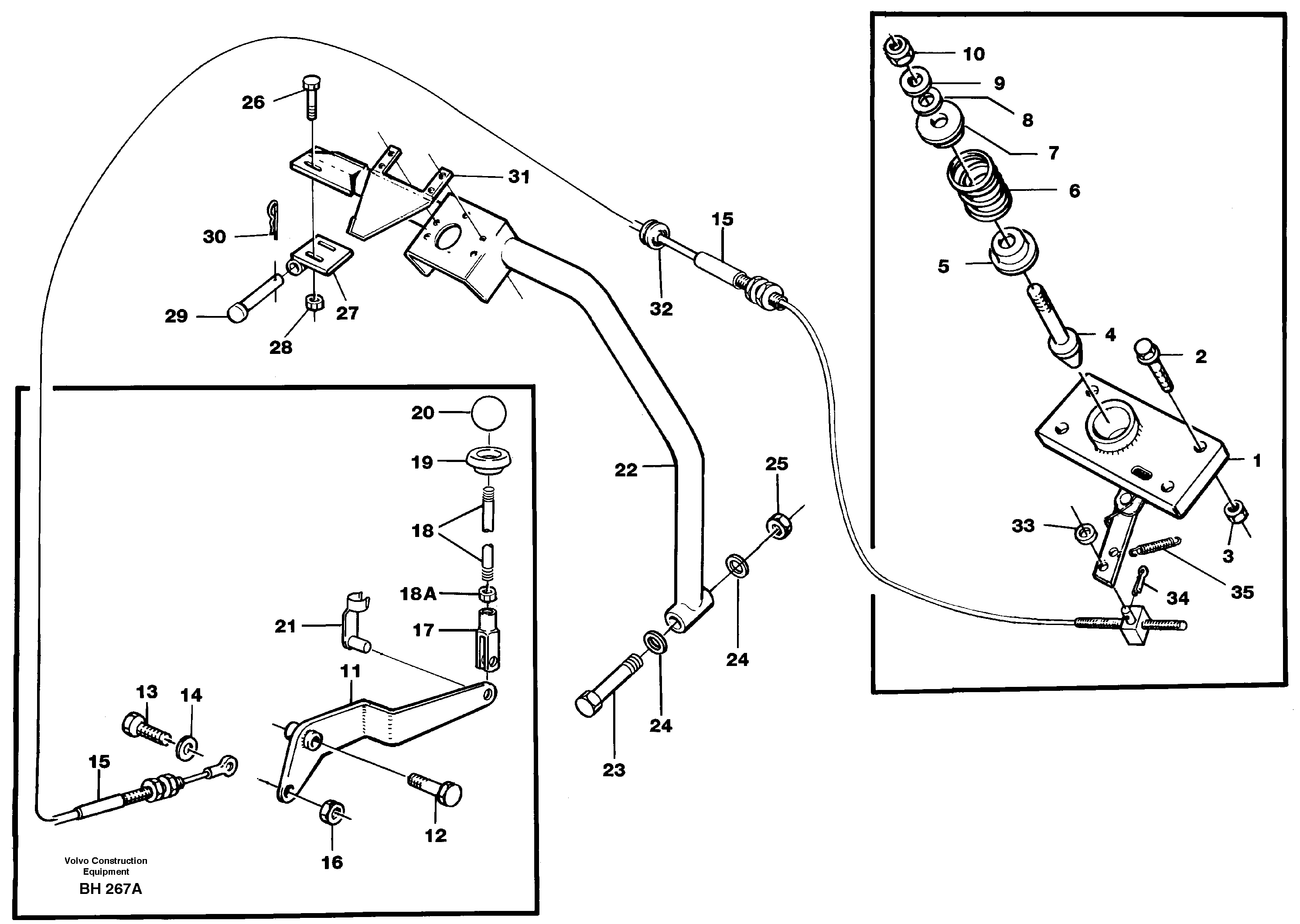Hood lock — volvo parts diagram