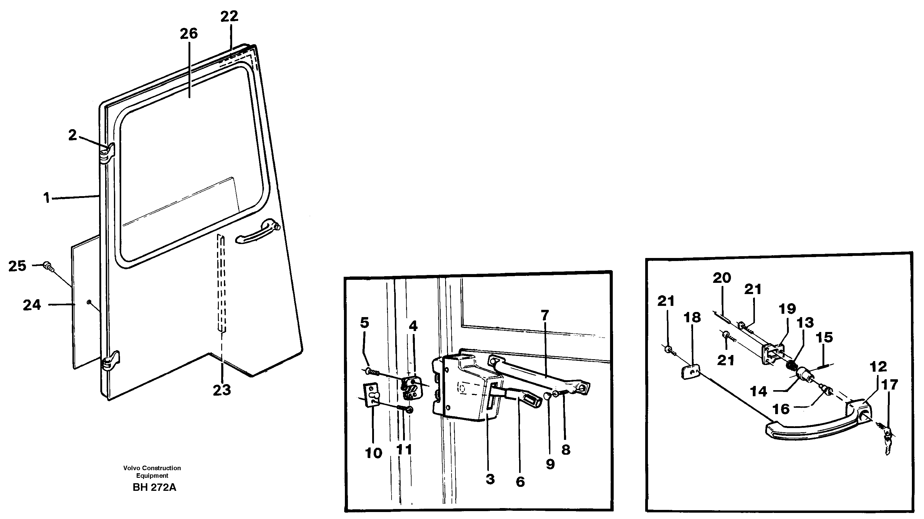 Door — volvo parts diagram