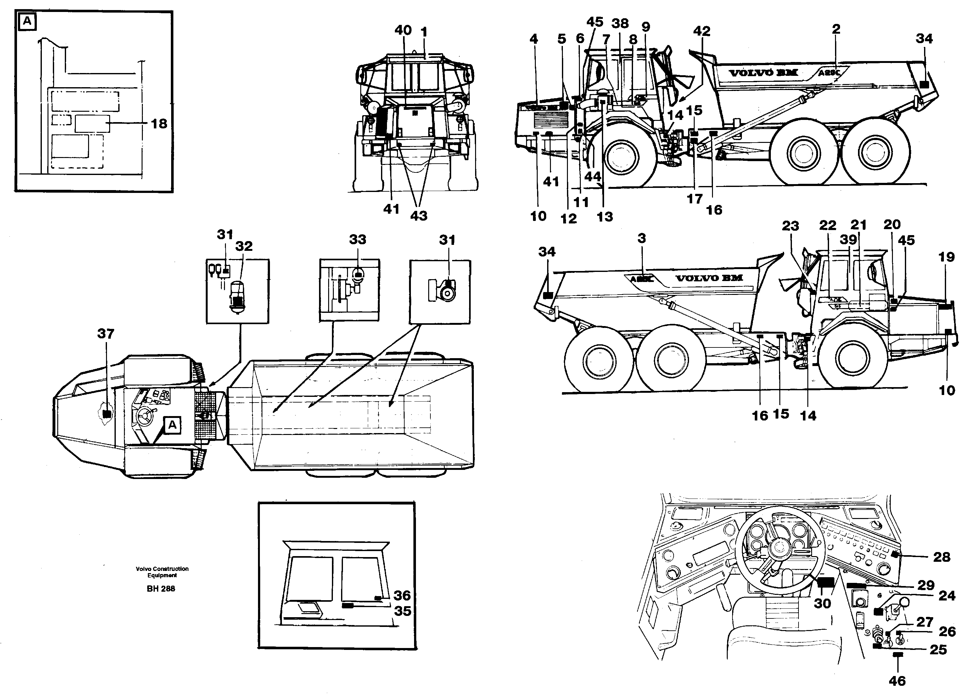 Decals USA — volvo parts diagram