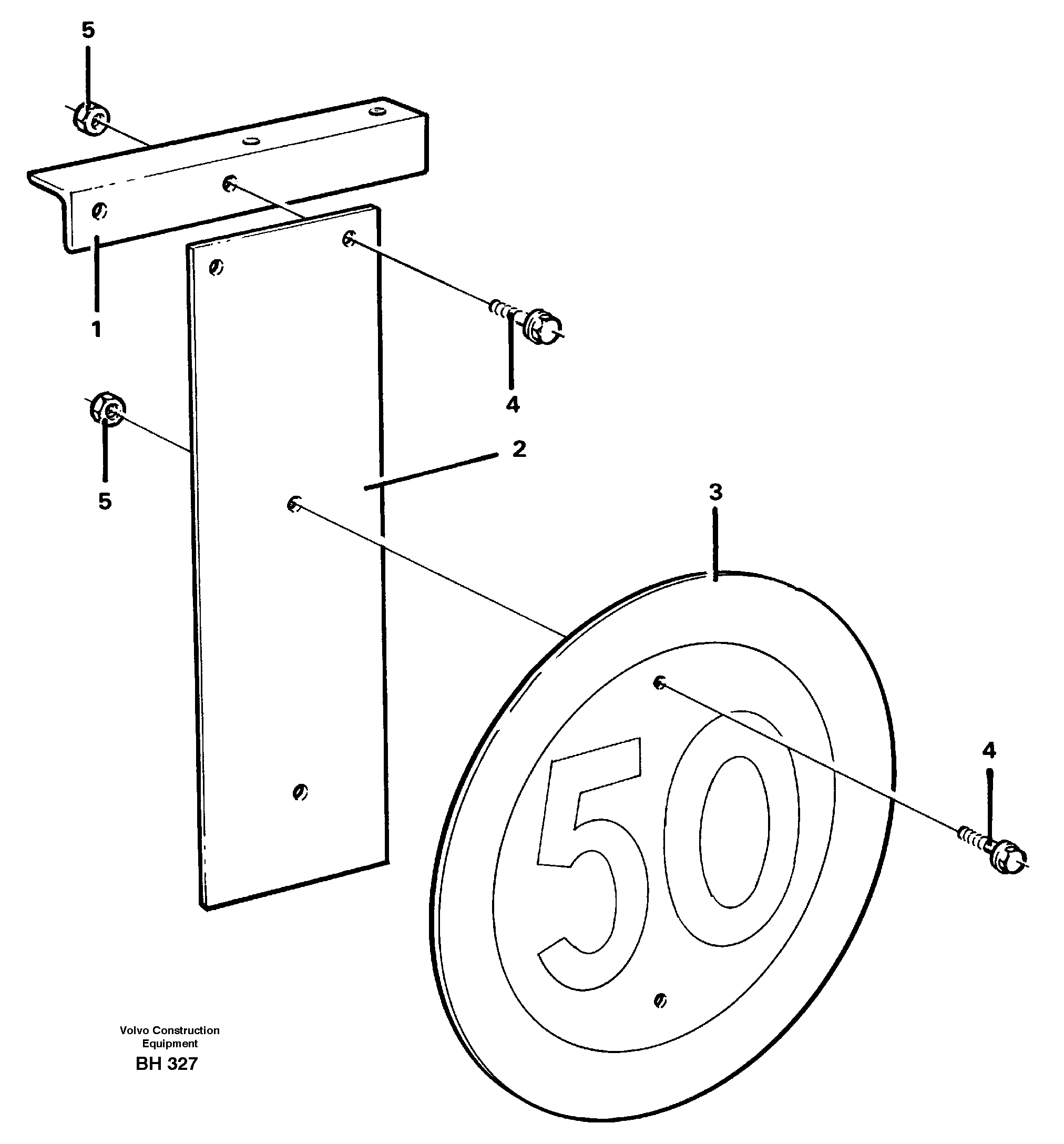 50-sign 92666 — volvo parts diagram