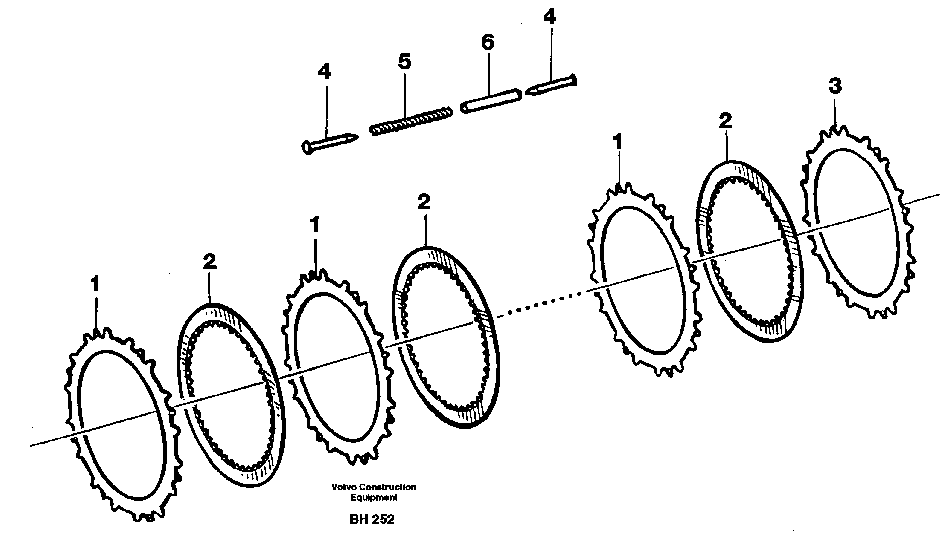 Brake F — volvo parts diagram