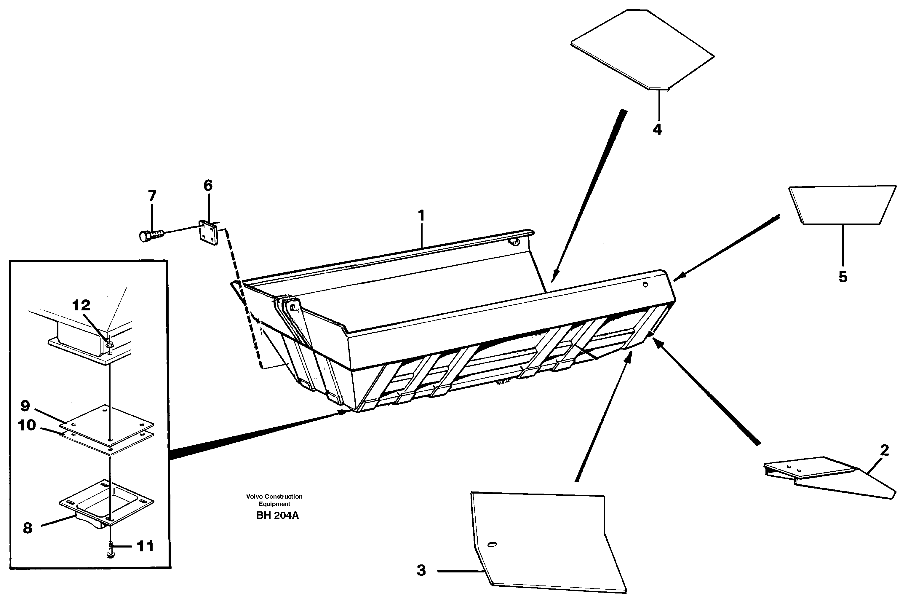 Body — volvo parts diagram