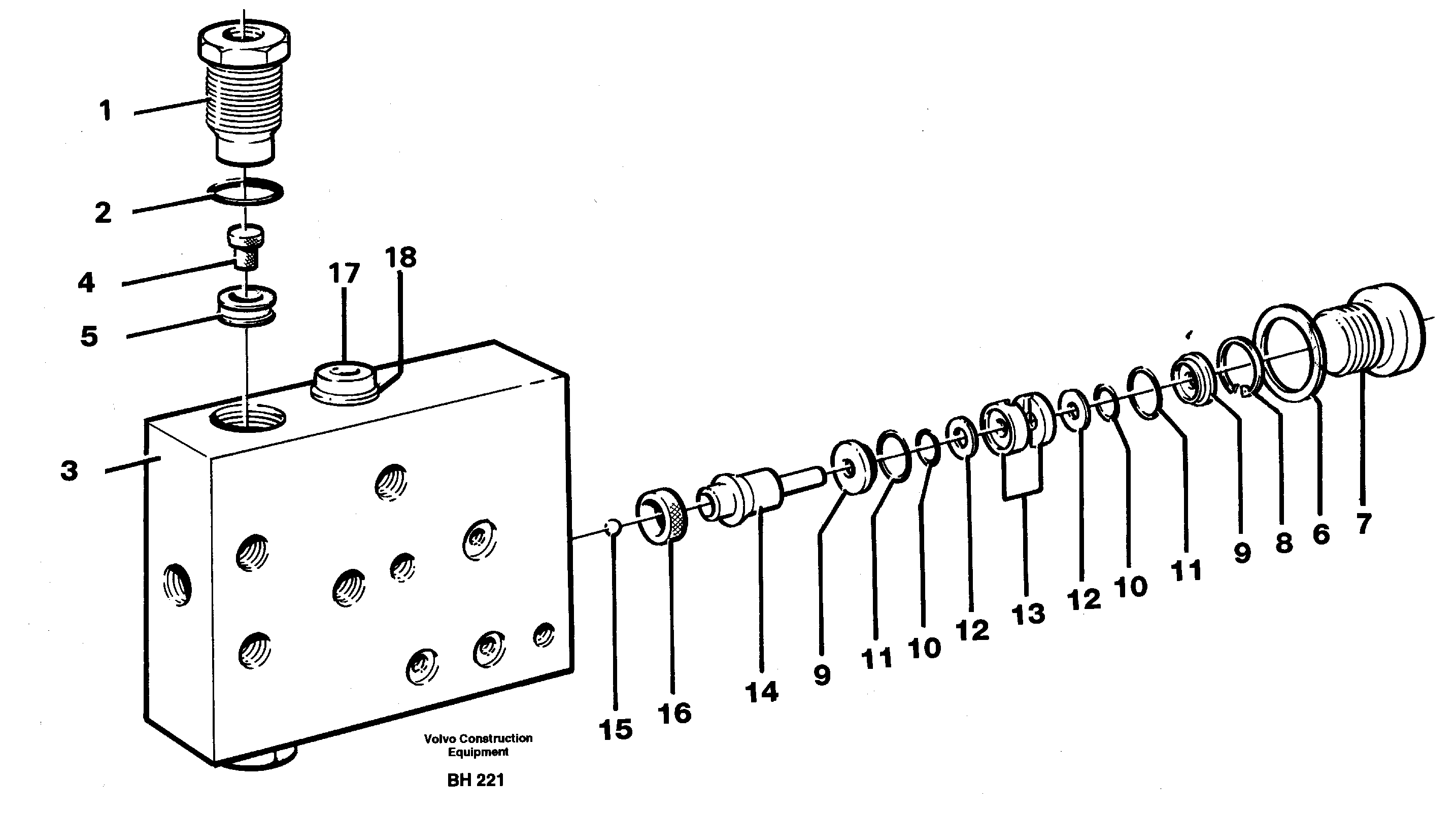 Air valve — volvo parts diagram