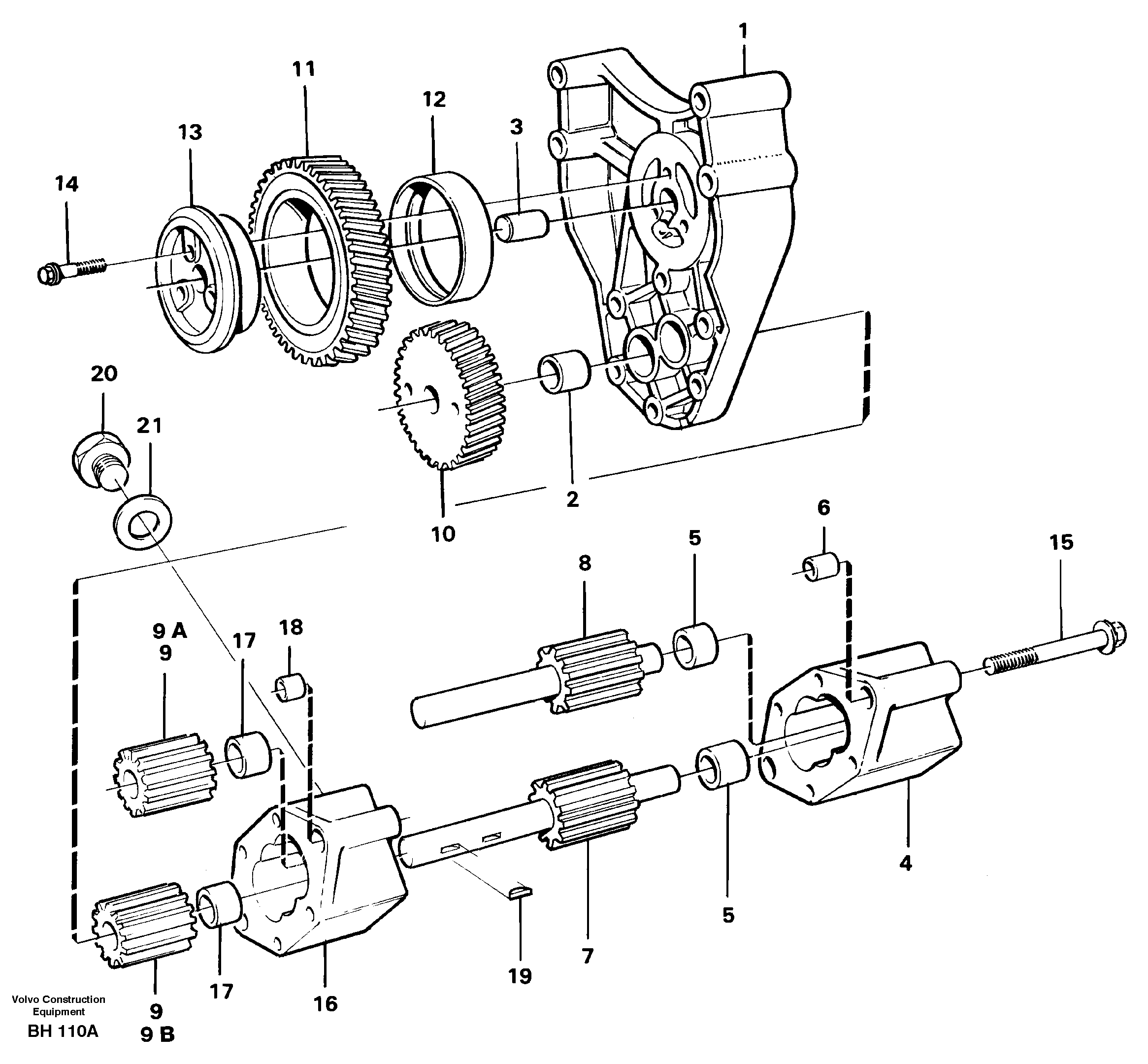 Oil pump — volvo parts diagram
