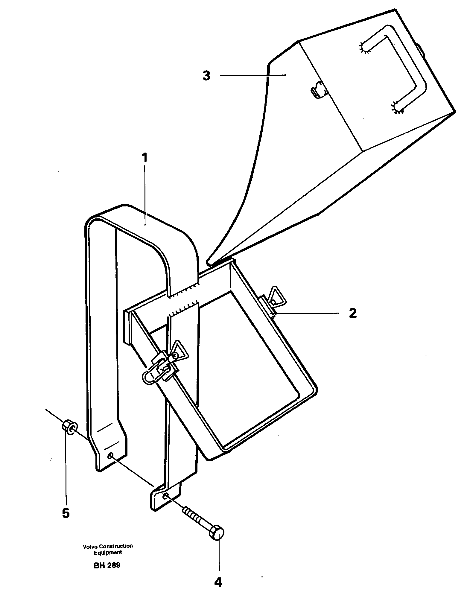 Wheel chock 99157 — volvo parts diagram
