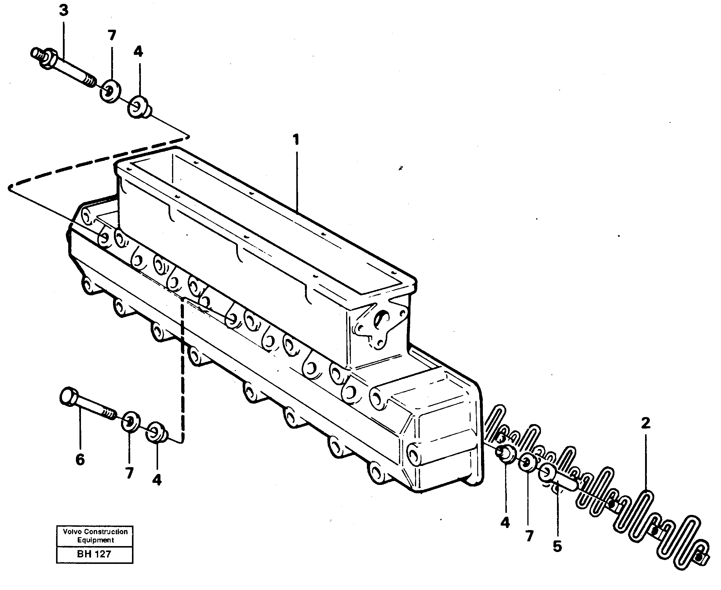 Inlet manifold — volvo parts diagram