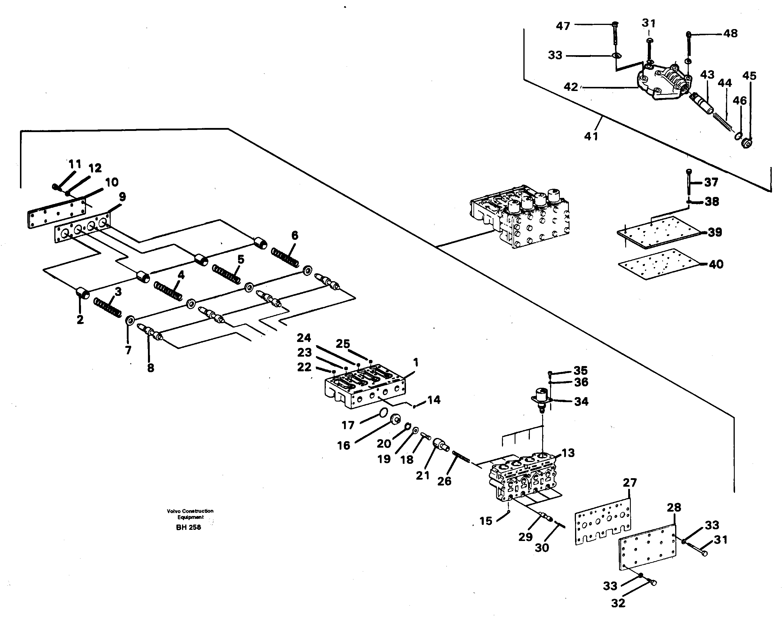 Valve block — volvo parts diagram
